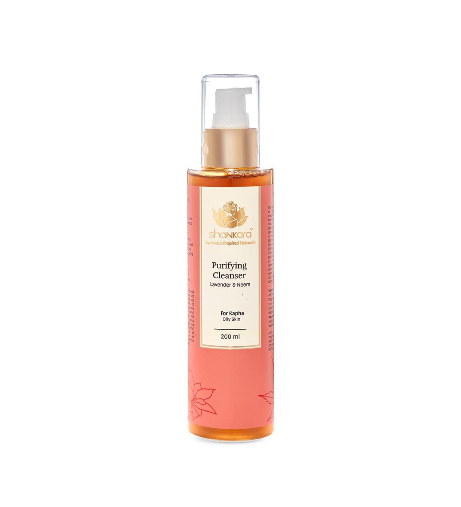 Shankara Purifying Cleanser for Women - Lavender Witch Hazel & Olive Leaf | Best Facial Makeup Remover (200ML - Buy Online on SooperMarket.com