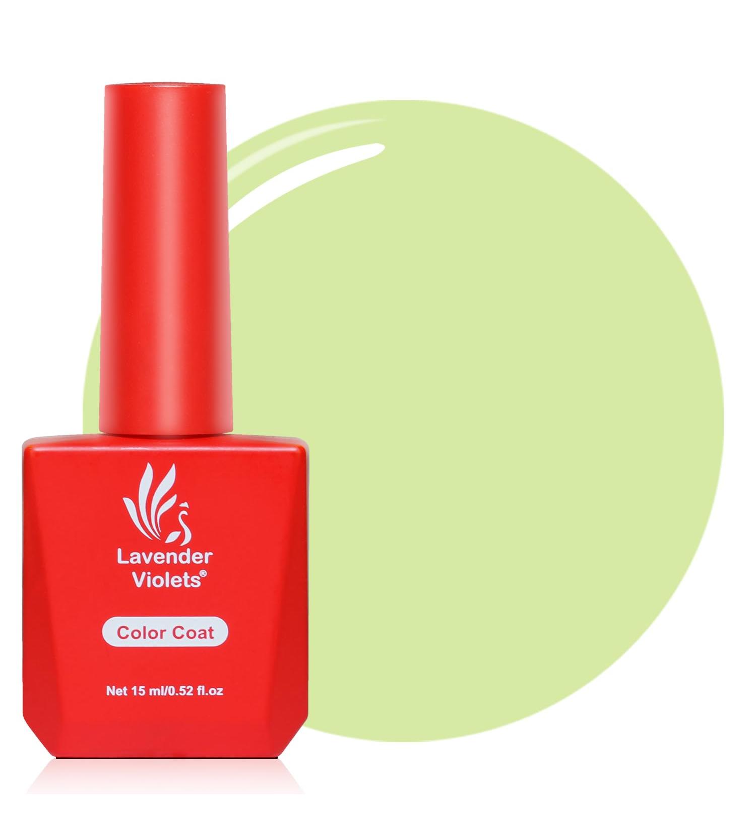 Lavender Violets 15ml Gel Nail Polish in Spring Light Green | Soak Off UV LED Lamp Cure | Manicure & Pedicure with Fructus Apple A0252 - Buy Online on SooperMarket.com