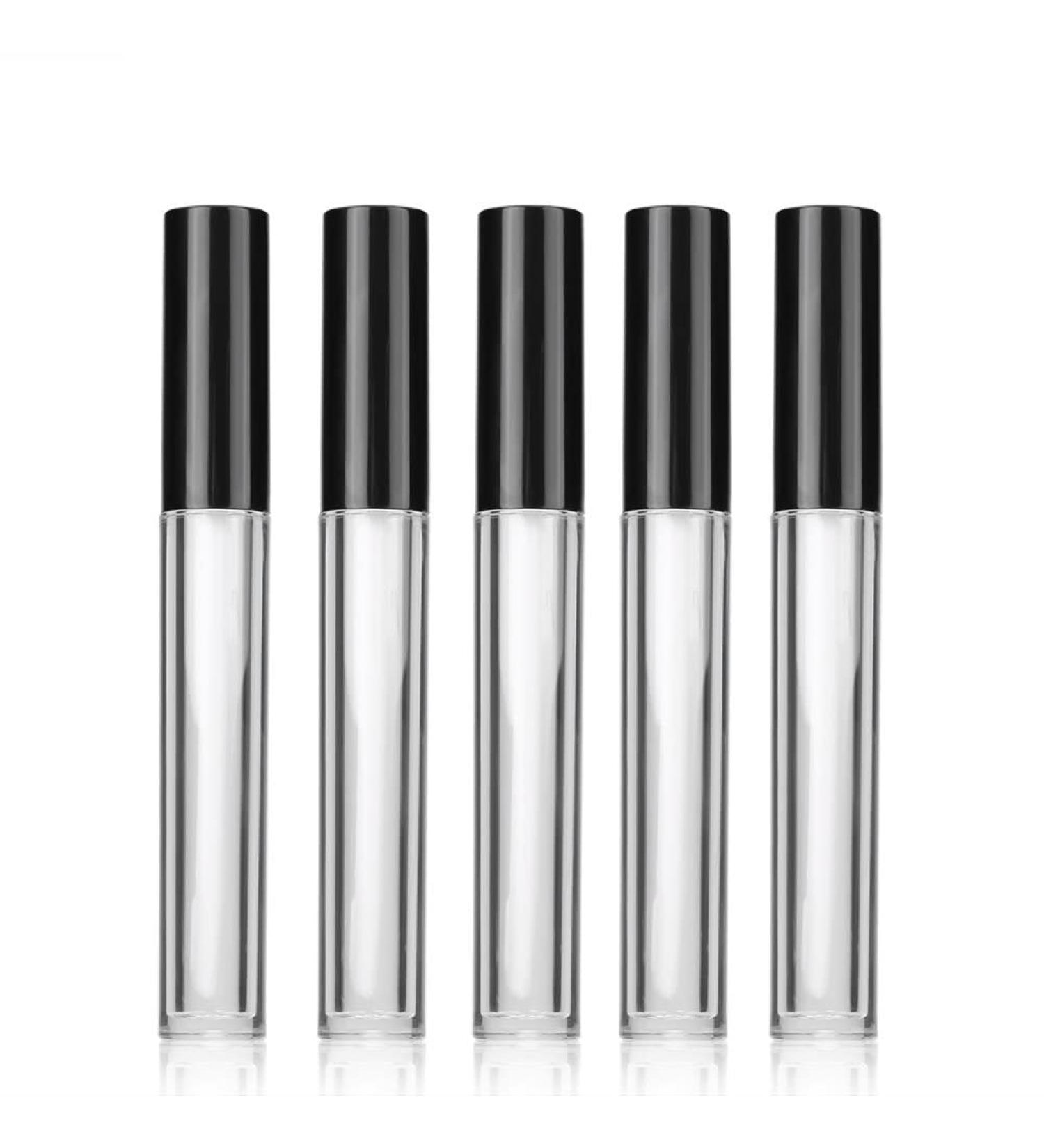 5pcs/Set 5ml Clear Empty Lip Gloss Bottles - Eyelash & Eyeliner Oil Containers for DIY Makeup - International Shipping Available - Buy Online on SooperMarket.com