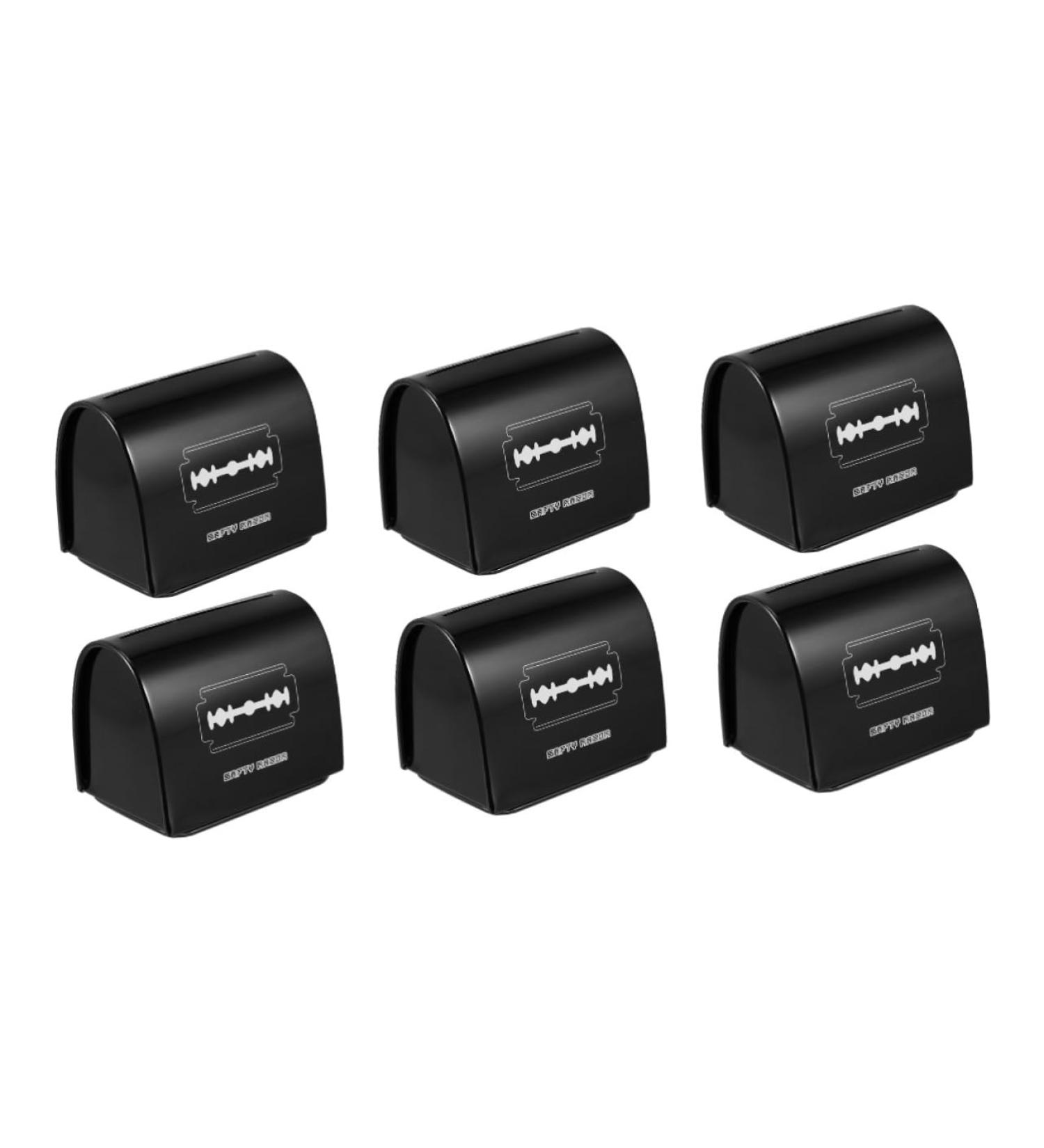 Beavorty 6-Piece Blade Storage Box & Organizer - Razor Travel Case for Men | Safe & Convenient Razor Disposal - Buy Online on SooperMarket.com