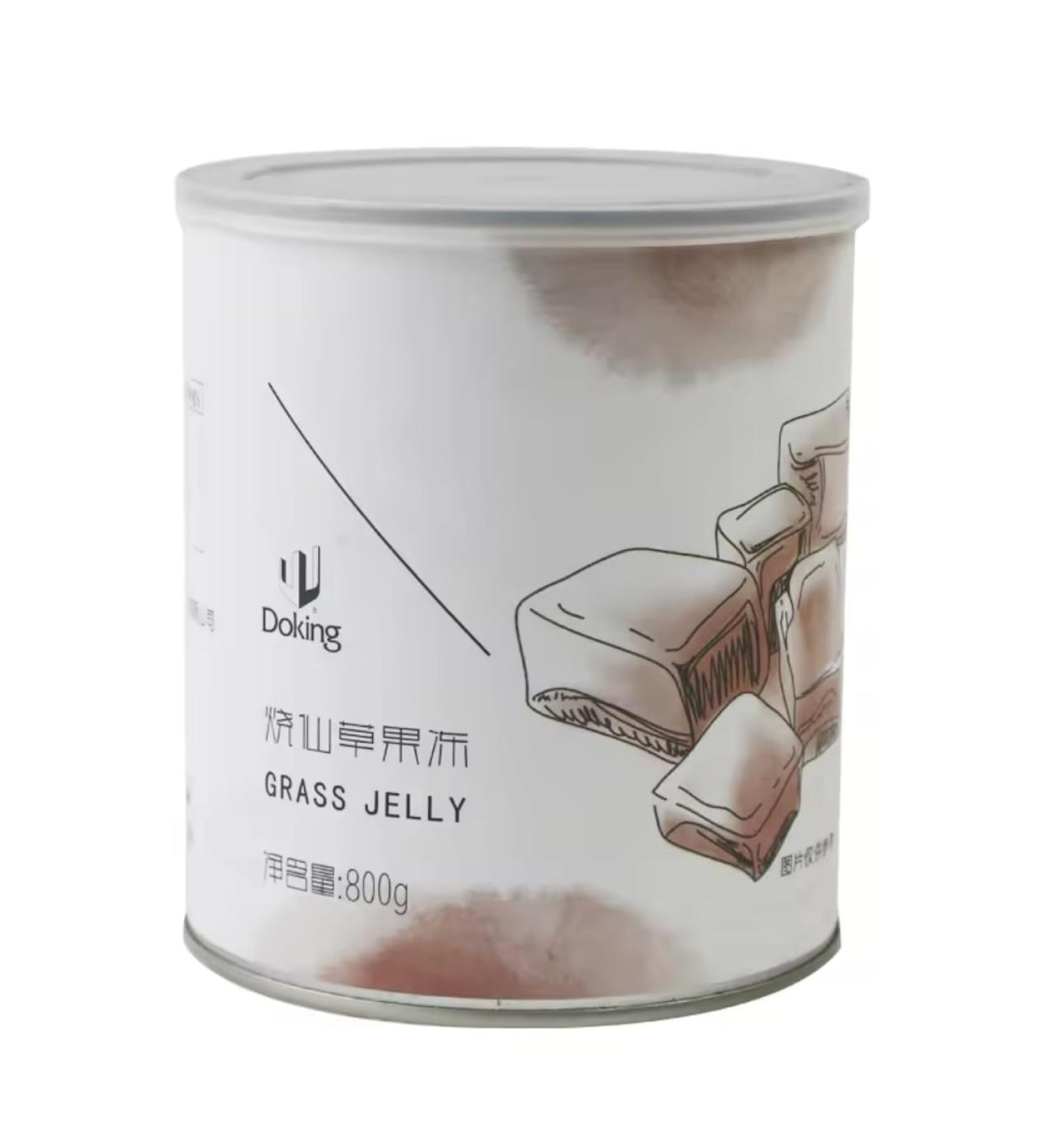 Starry Mart Doking Jelly for Bubble Tea Dessert Topping 800g (Grass Jelly) - Buy Online on SooperMarket.com