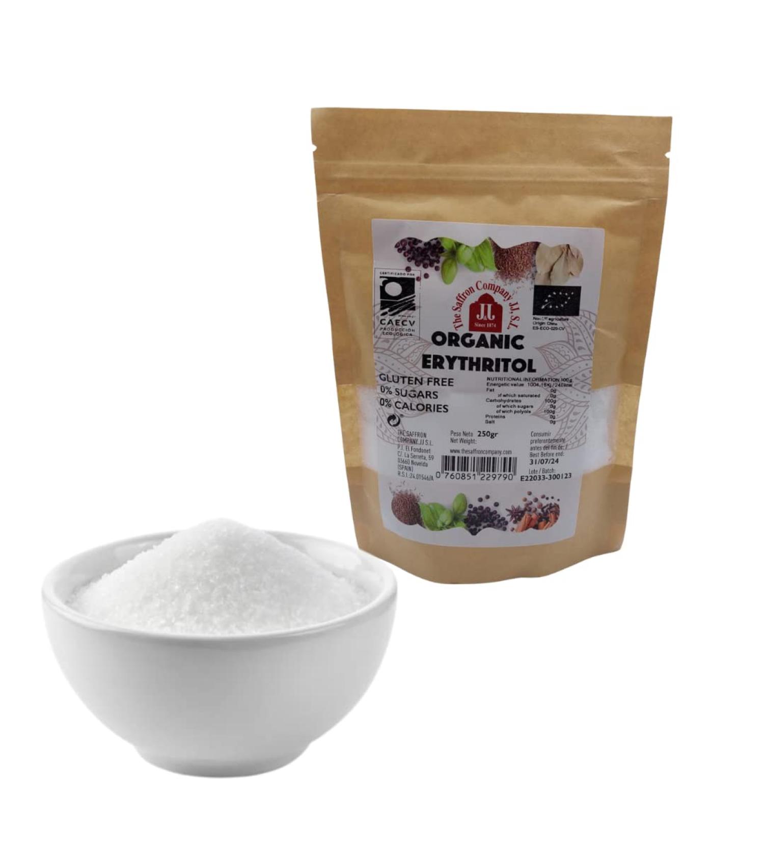 Erythritol Zero Calorie Natural Sugar Alternative Non-GMO Sweetener Granular - Buy Online on SooperMarket.com