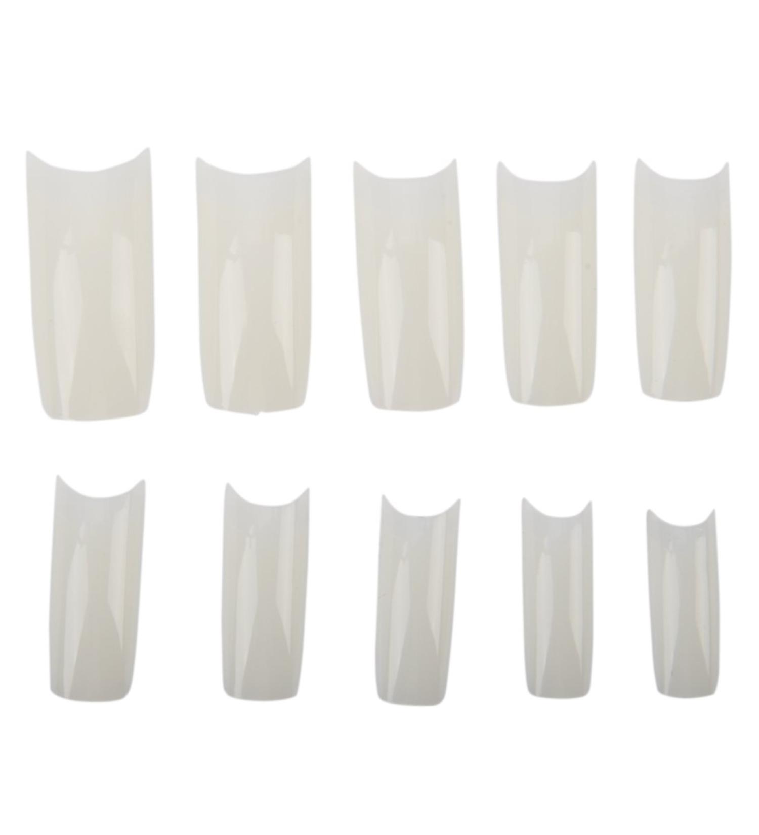 FYOBOT 500 FRENCH Acrylic False Artificial Tips Nail Art - Buy Online on SooperMarket.com