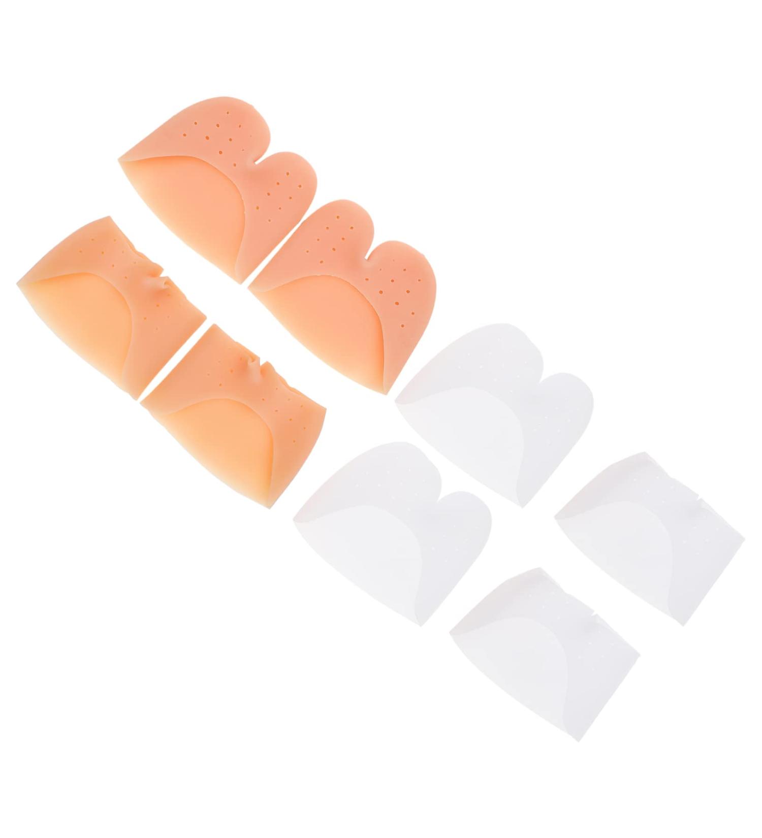 Silicone Toe Pouches 4 Pairs - Toe Cover Sleeves, Separator, Protectors & Pads - Buy Online on SooperMarket.com