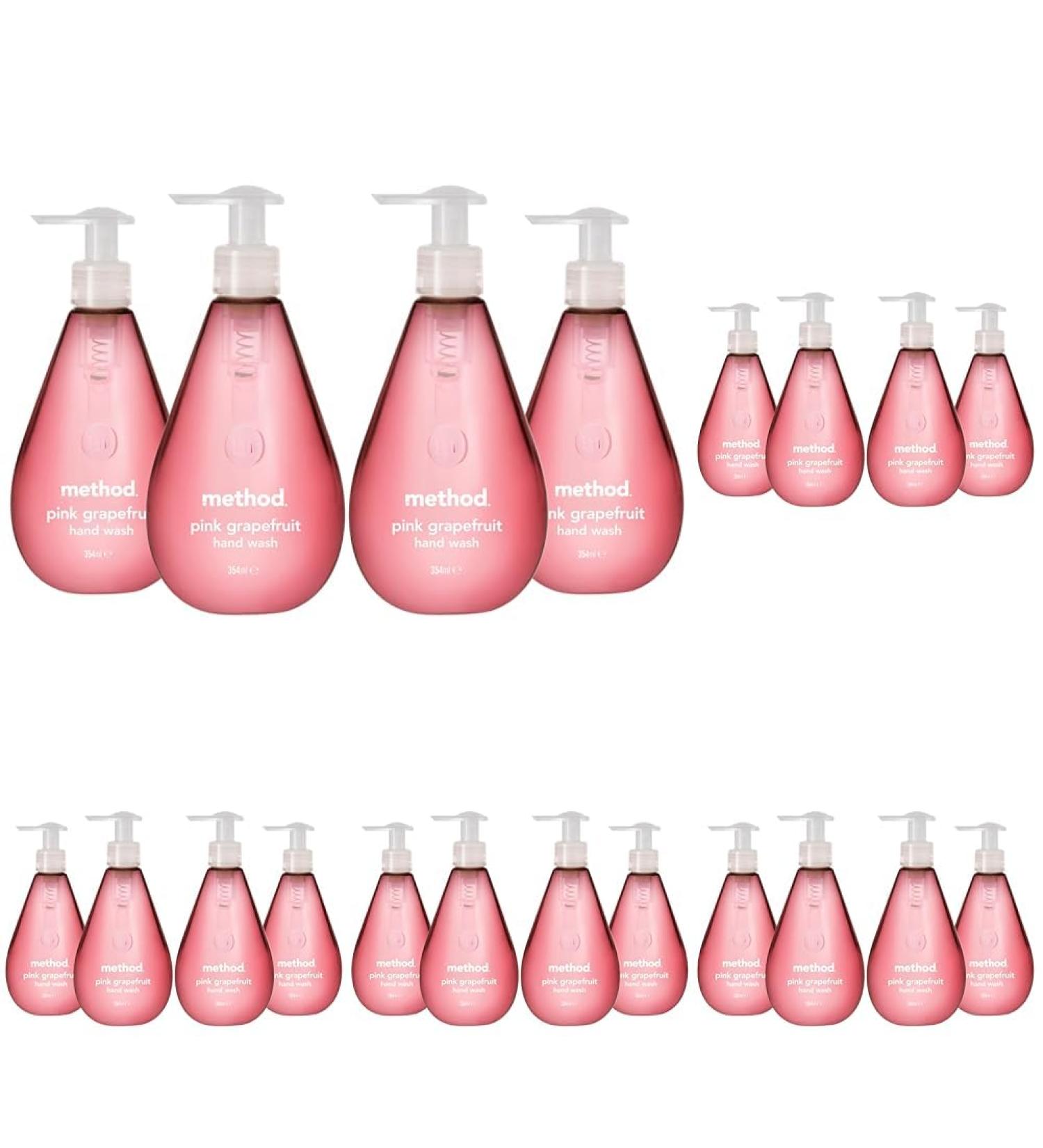 Method Pink Grapefruit Hand Wash with plant-based cleansing power 354ml 20 Pack 354.00 ml (Pack of 20) Pinck Grapefruit - Buy Online on SooperMarket.com
