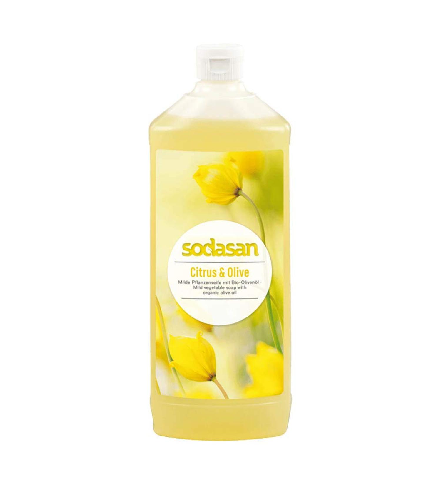 Liquid Soap Citrus & Olive Refill 1 l (Pack of 6)
