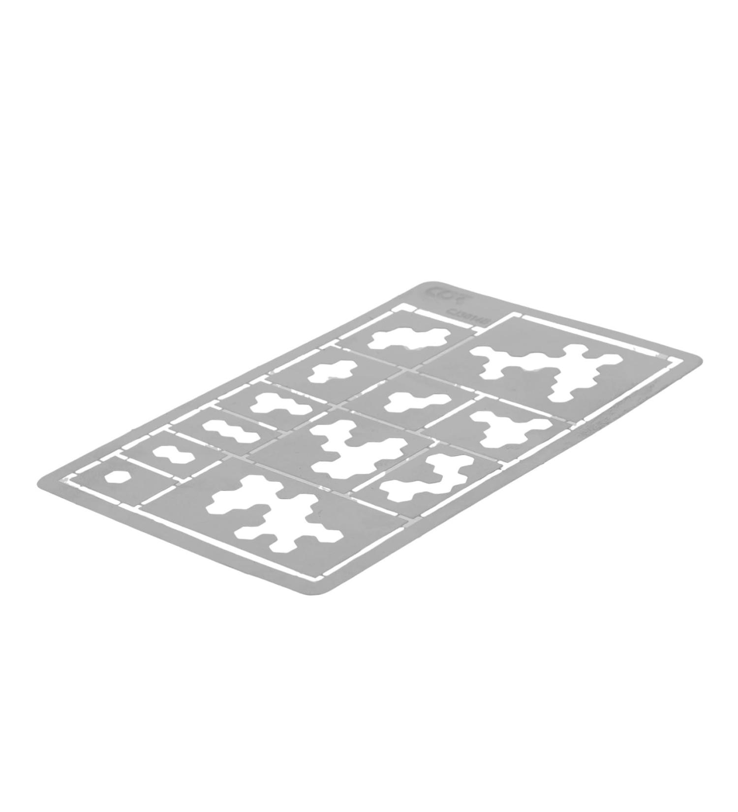 EXCEART Camouflage Spray Board Models Stencils for Crafts Painting Templates Washable Template Paper As Shown 8.50X5.50X0.20CM - Buy Online on SooperMarket.com