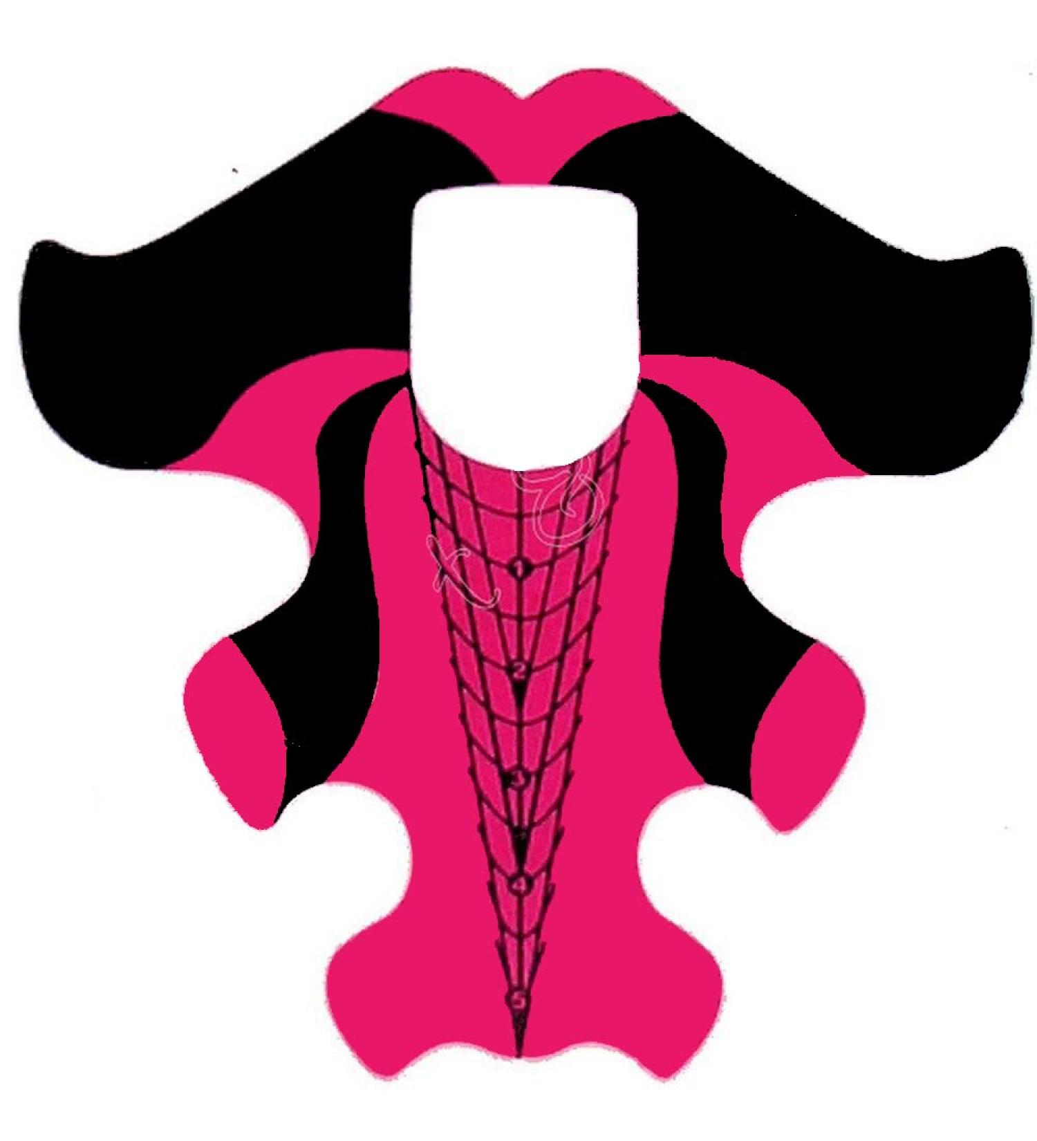 Buy 20 XXL Stiletto Modelling Stencils for Perfect Nail Art | International Shipping Available - Buy Online on SooperMarket.com