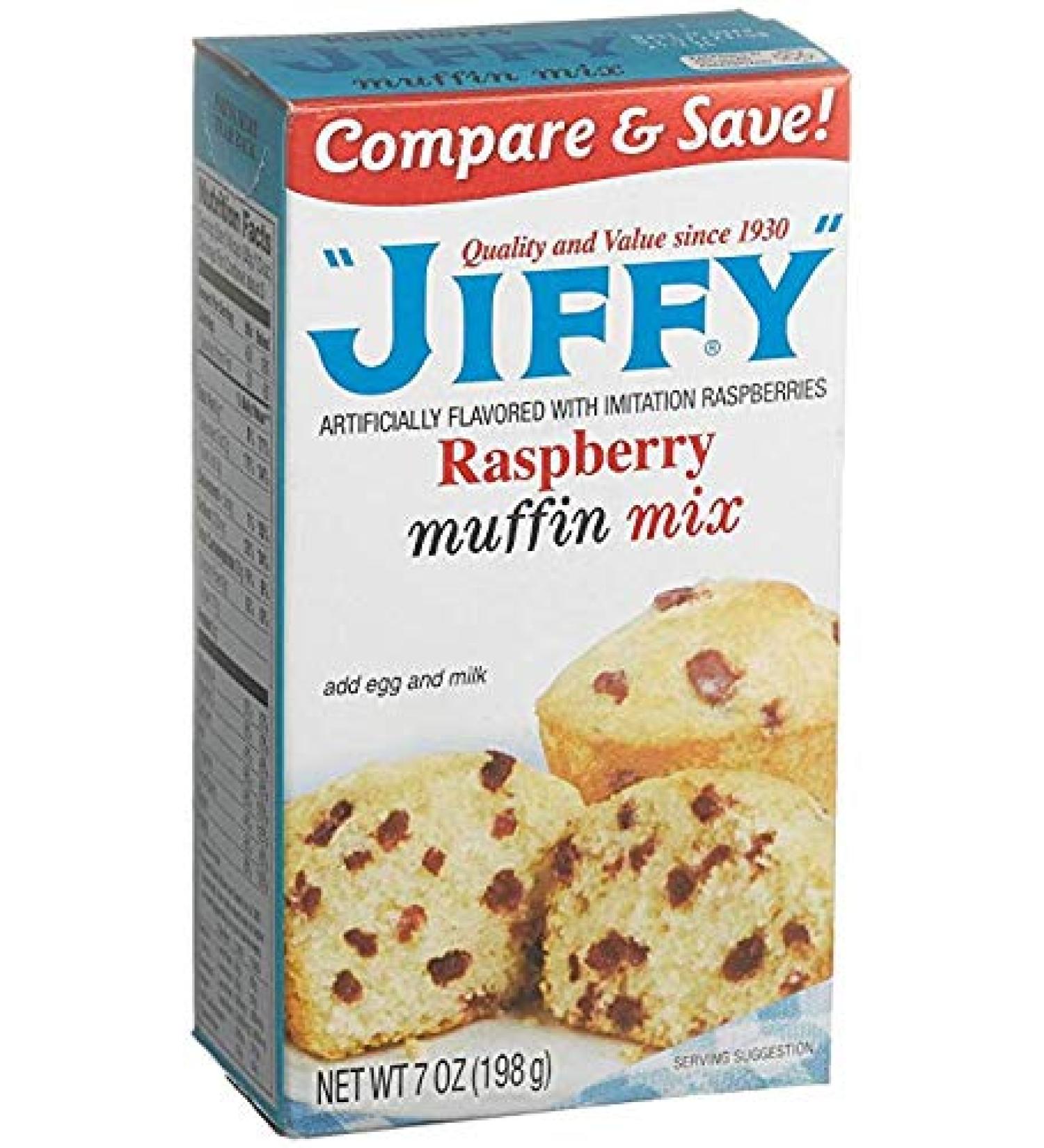 Jiffy Muffin Mix, Raspberry (Pack of 2)