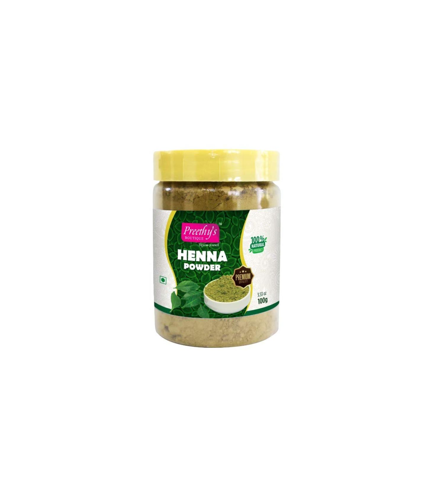 Henna Powder 100gm - Natural Conditioner - Anti dandruff - 100% Natural - Helps to reduce Hair Fall
