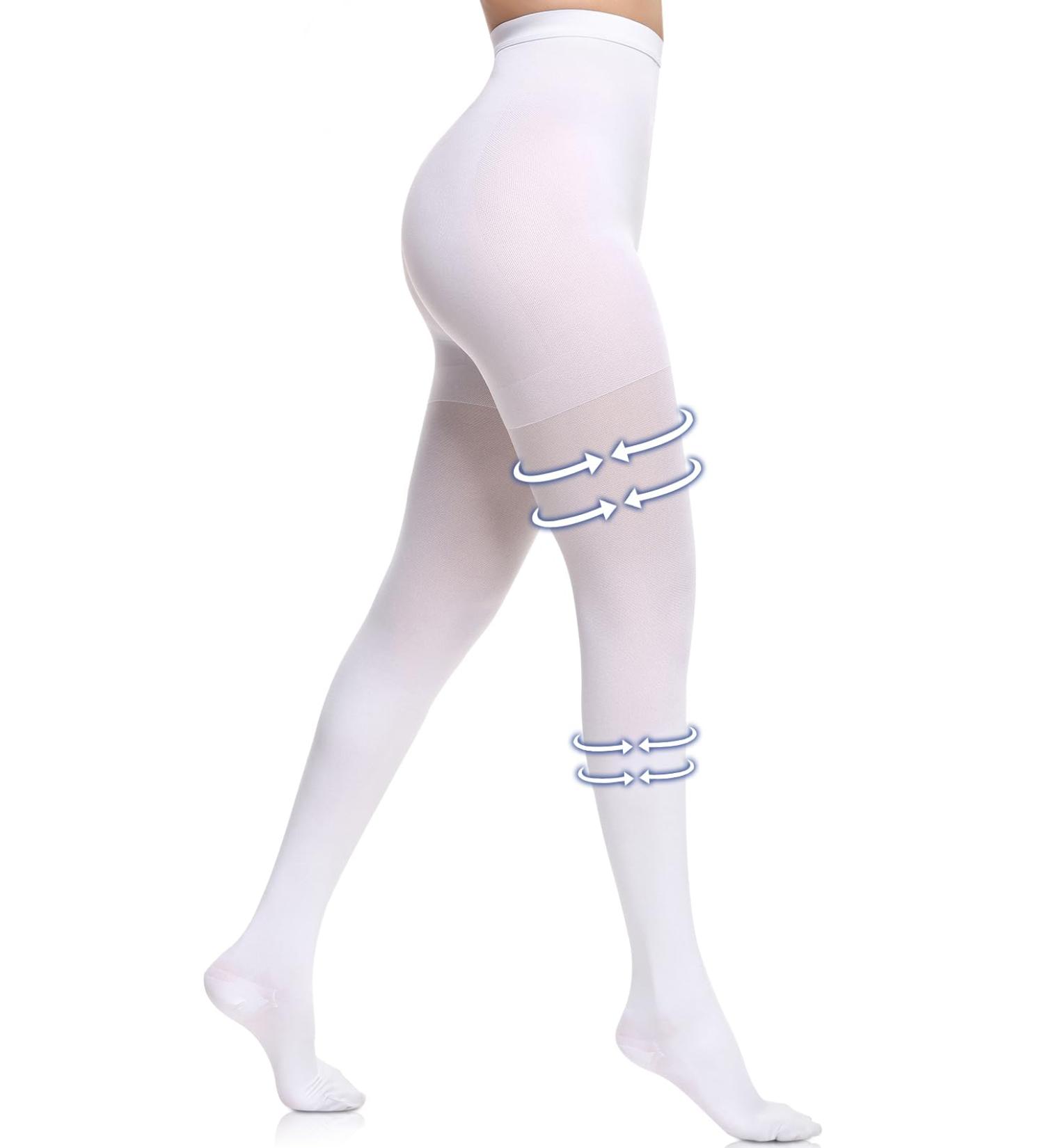 Beister Medical Compression Stockings for Women & Men | 20-30 mmHg Support | Opaque Toe Wrap for Varicose Veins & Edema - Class 2 Size L - Buy Online on SooperMarket.com