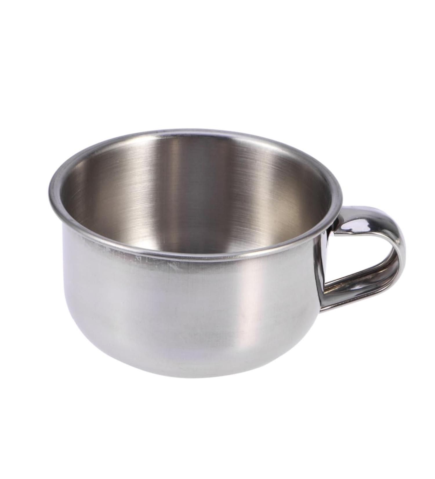 Beavorty Stainless Steel Headdress Fairy Razor Shell - Mini Shaving Bowl & Cup for Men | Soap & Lipstick Bag Included - Buy Online on SooperMarket.com
