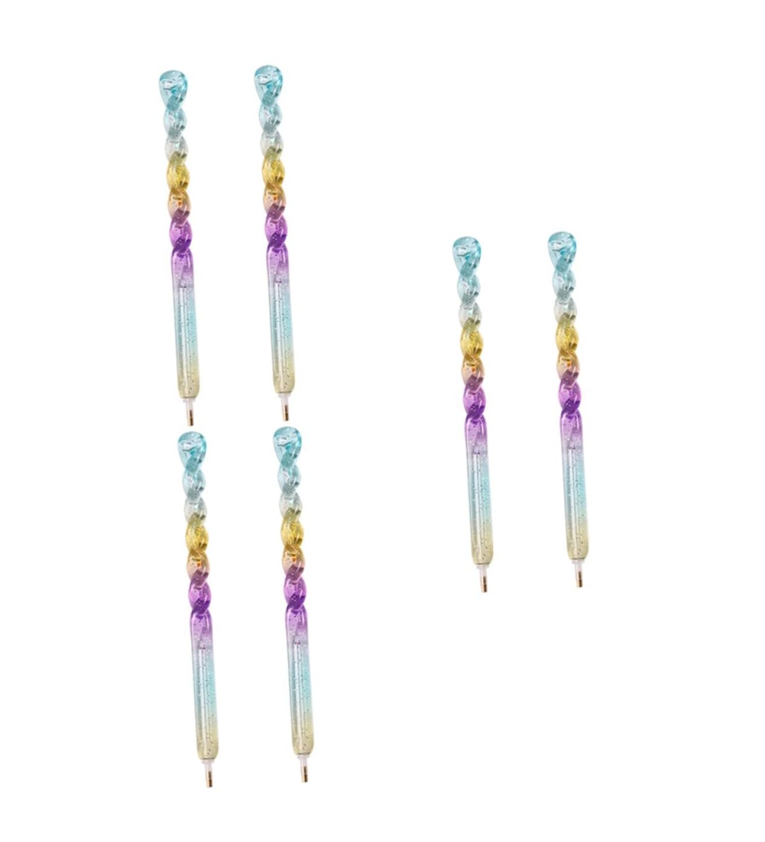 minkissy 6 Pcs Dotting Tools Rhinestone Picker Pencil Pen Pencil Clay Carving Tools Point Drill Pen Nail Wax Picker Pencil Pen Tool Embossing Tool Rhinestones Pencil Bling Drilling Dot Pen - Buy Online on SooperMarket.com