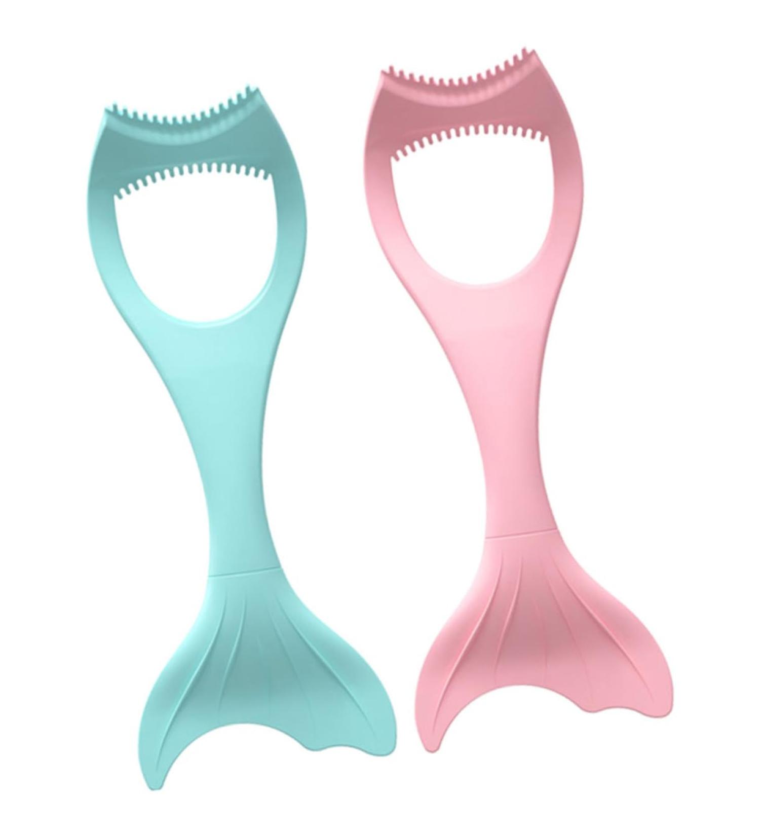 FOYTOKI 2pcs Mascara Brush Eyeliner Stencil Reusable Eyeliner Aid Eyebrow Lash Mascara Guide Eyelash Set - Buy Online on SooperMarket.com