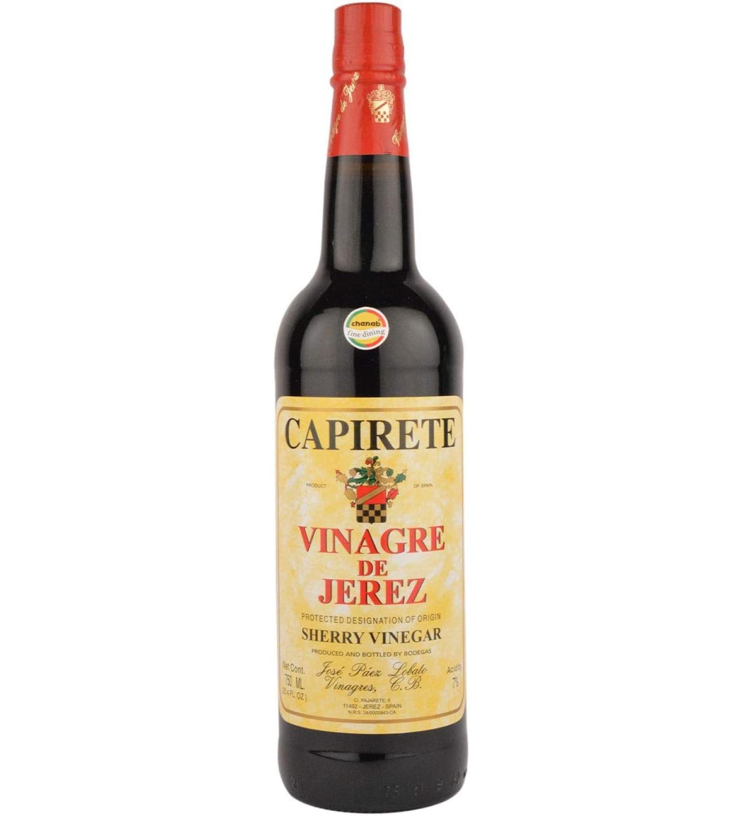 Capirette Sherry Vinegar 750ml (Pack of 6) - Buy Online on SooperMarket.com