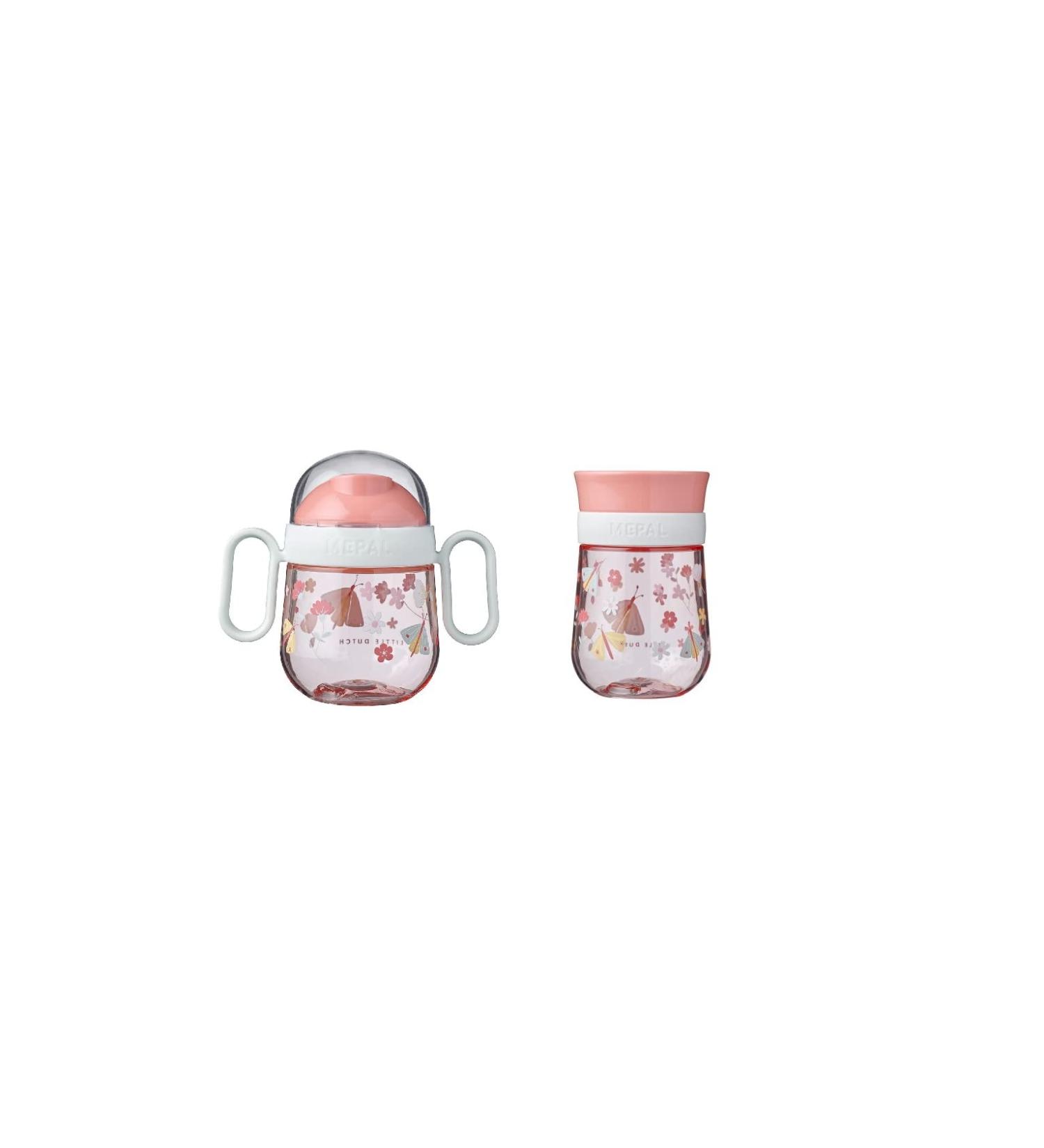 Buy MEPAL MIO 360 Drinking Cup Set | Leak-Proof & Dishwasher Safe | Baby & Toddler Drinking Solutions - Flowers & Butterflies Design - Buy Online on SooperMarket.com