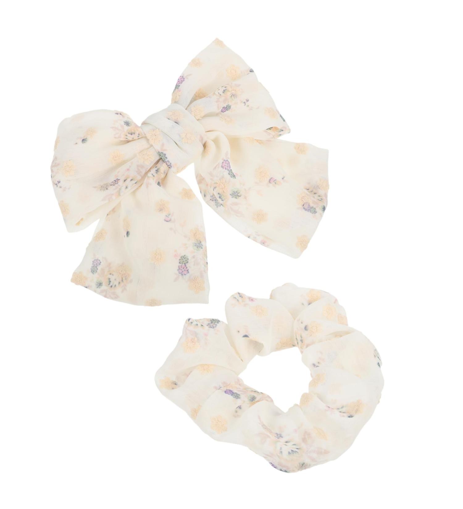 FOMIYES 1 Set Hair Accessories Bands Scrunchies Satin Scrunchies Elastics Bands Ponytail Scrunchies Bow Knotted Satin Hair Tie Bowknot Hair Clip Girl Alligator Clip The Flowers Mesh - Buy Online on SooperMarket.com