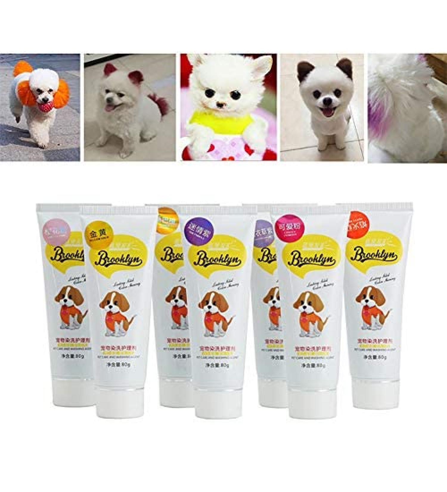 Tuelaly 80g Professional Hair Dye for Dogs & Cats - Fresh Green Colorant | Pet Safe Pigment Agent - Buy Online on SooperMarket.com