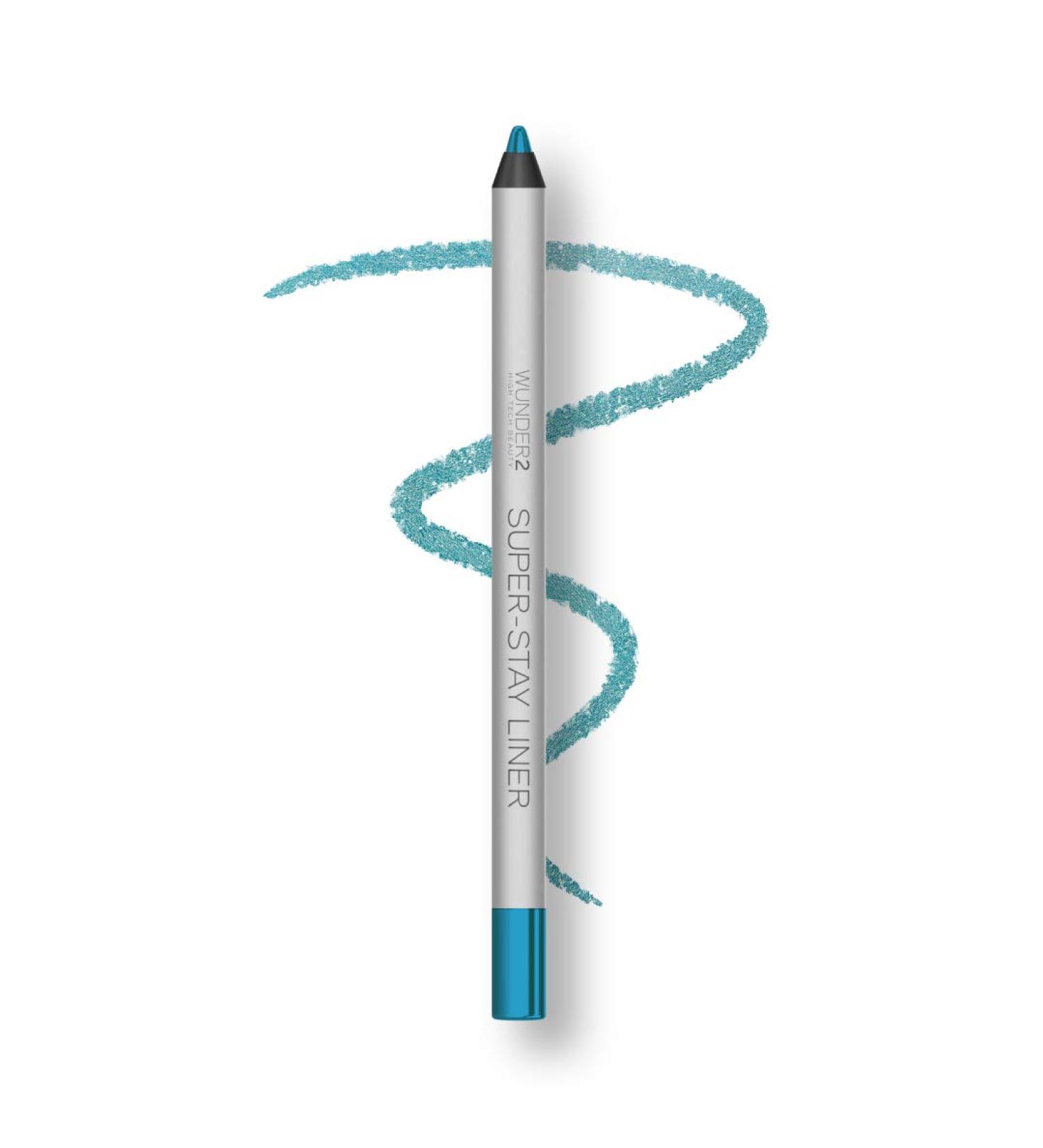 Wunder2 Superstay Liner Waterproof Eyeliner Pencil in Metallic Turquoise - 1.2g / 0.04oz - Buy Online on SooperMarket.com