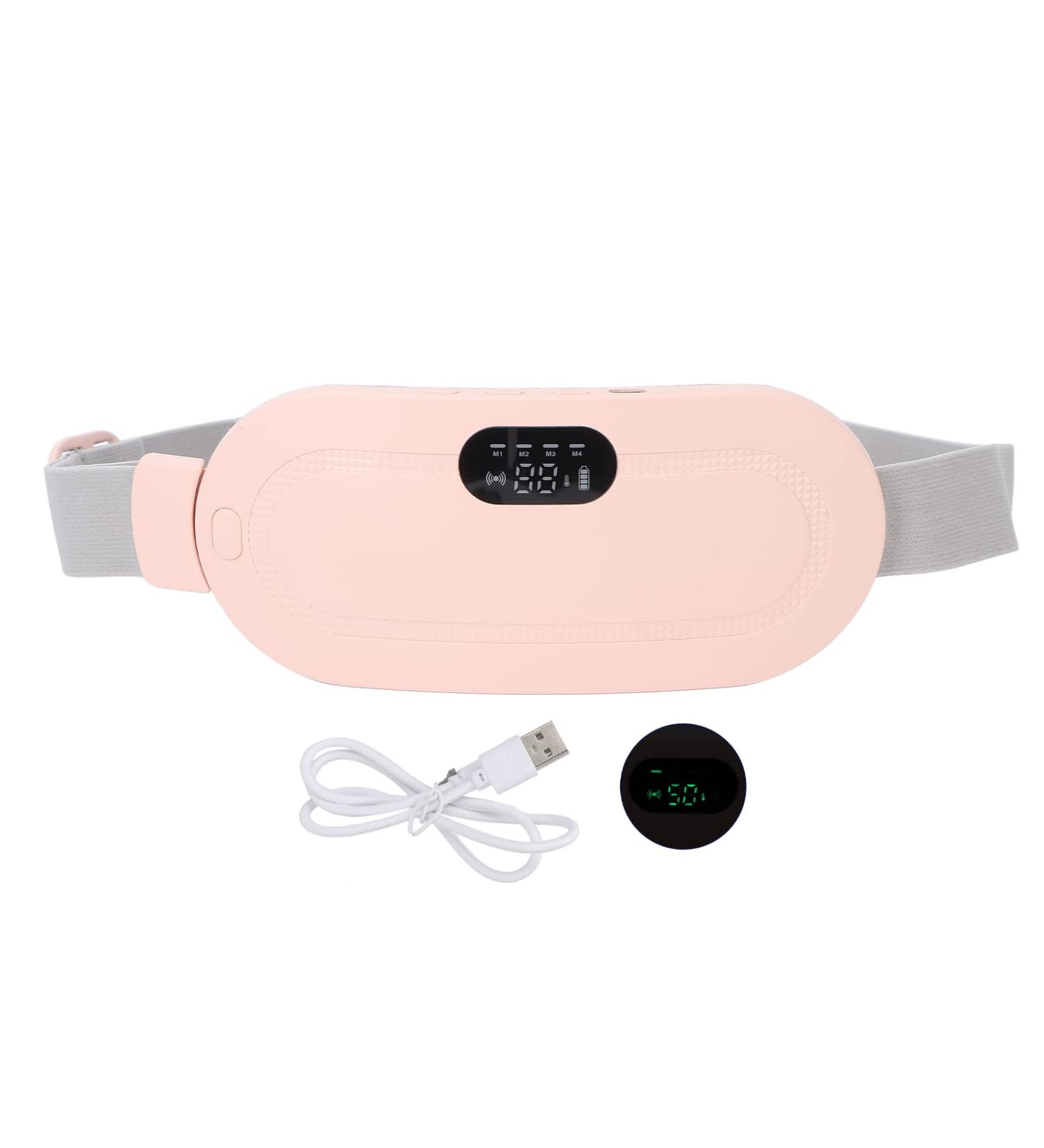 Buy Menstruation Heating Belt - 3-Temperature Vibration Massage & Fast Heat for Women - Buy Online on SooperMarket.com