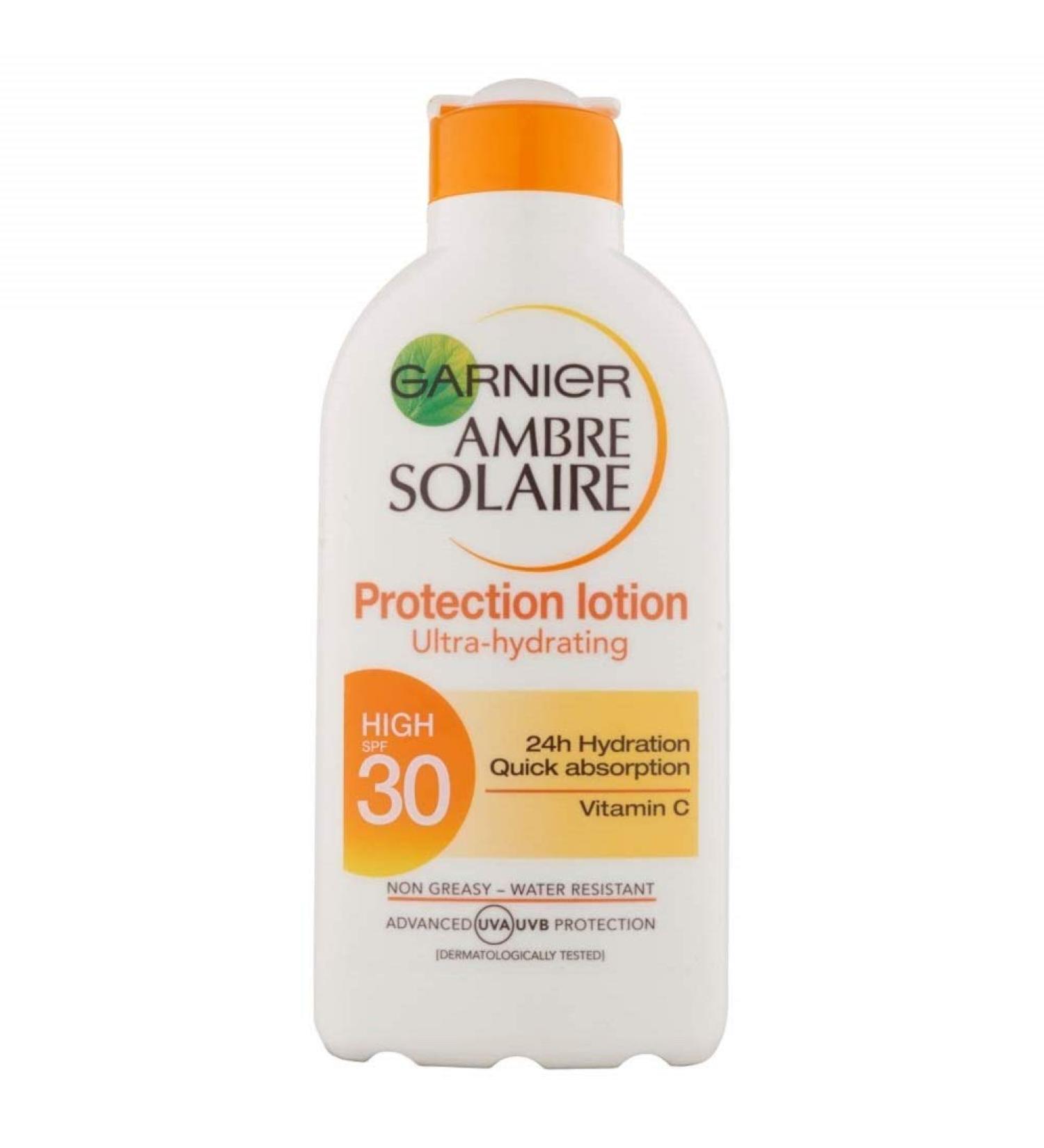 Garnier Ambre Solaire Hydra 24H Protect SPF30 - Best Sunscreen for All-Day Hydration & Sun Protection | International Shipping Available - Buy Online on SooperMarket.com