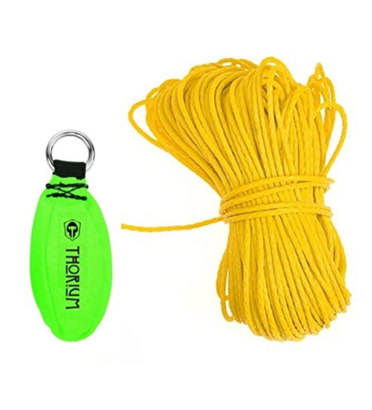 THORIUM Slingshot Launcher Arborist Throw Weight Bag Pouch Set Kit - Bright Green 16oz/450g +150' Bonus Throw Line Rope - Buy Online on SooperMarket.com