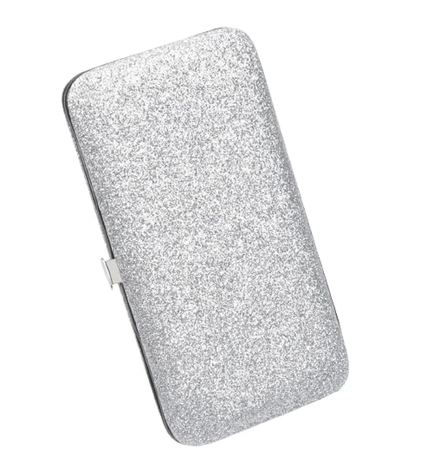 Tweezers Storage Cases Rectangle Eyelash Curler Protective Box Eyelash Tweezers Scissors Organizing Bags for Home Supplies Silver - Buy Online on SooperMarket.com