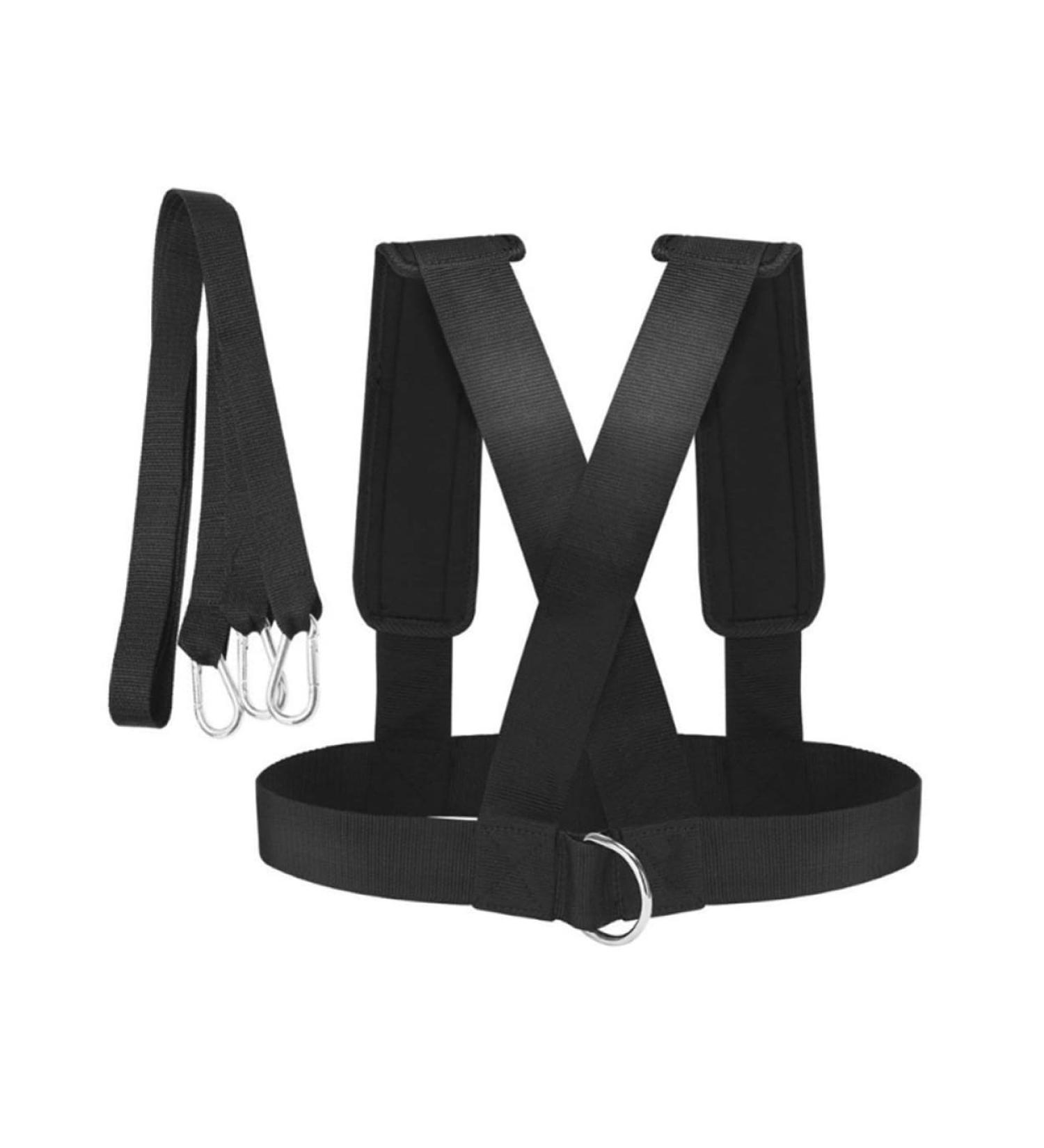 Adjustable Sled Harness for Tire Pulling | Speed Resistance Power Belt & Weight Trainer - Buy Online on SooperMarket.com