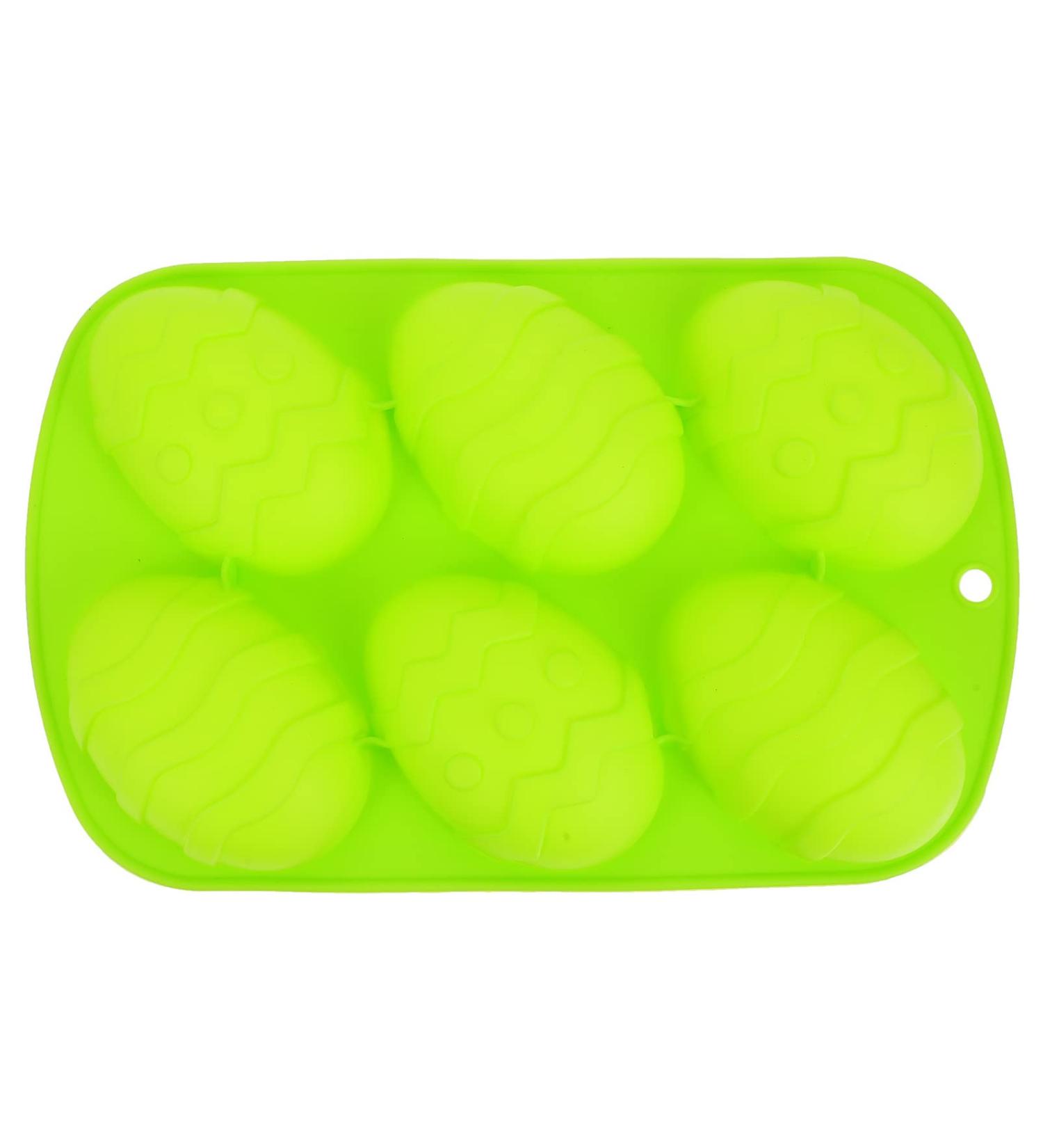 DECHOUS 1pc Easter Egg Cake Mold Mousse Cake Silica Gel 3D Household 26.5X16.5CM Green - Buy Online on SooperMarket.com