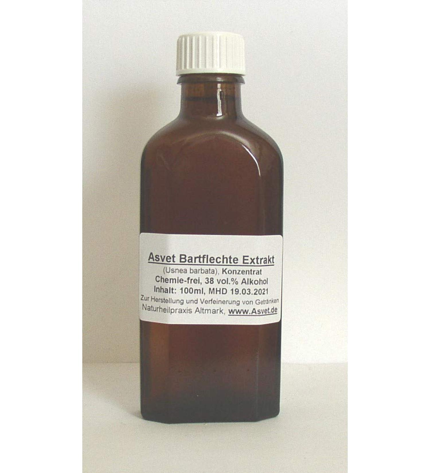 Asvet 50ml Beard Lichen Extract Usnea Barbata Drops Preparation (GP EUR 35.80/100ml)