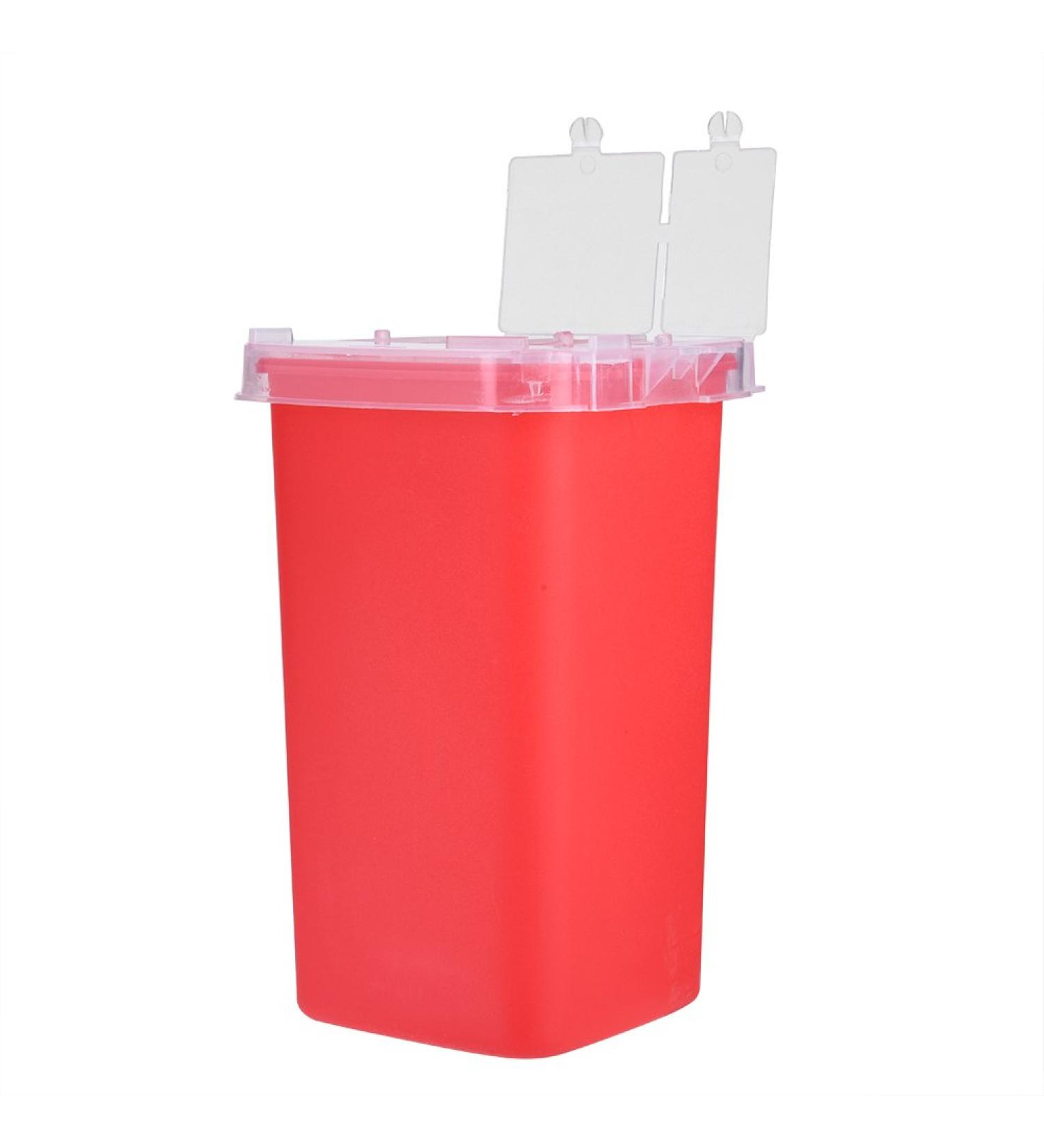 Light & Clear Tattoo Sharps Container - Needle & Syringe Disposal - Buy Online on SooperMarket.com