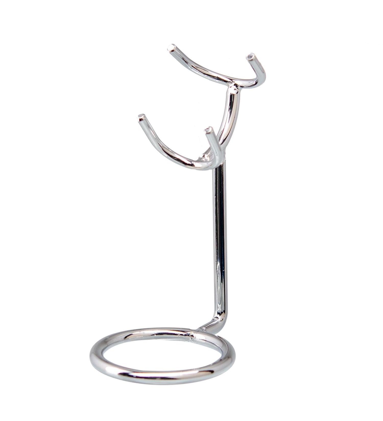 Mag Ideal Brush Stand Hanger | Rust-Free Stable Razor Accessories for Men's Salons - Silver - Buy Online on SooperMarket.com