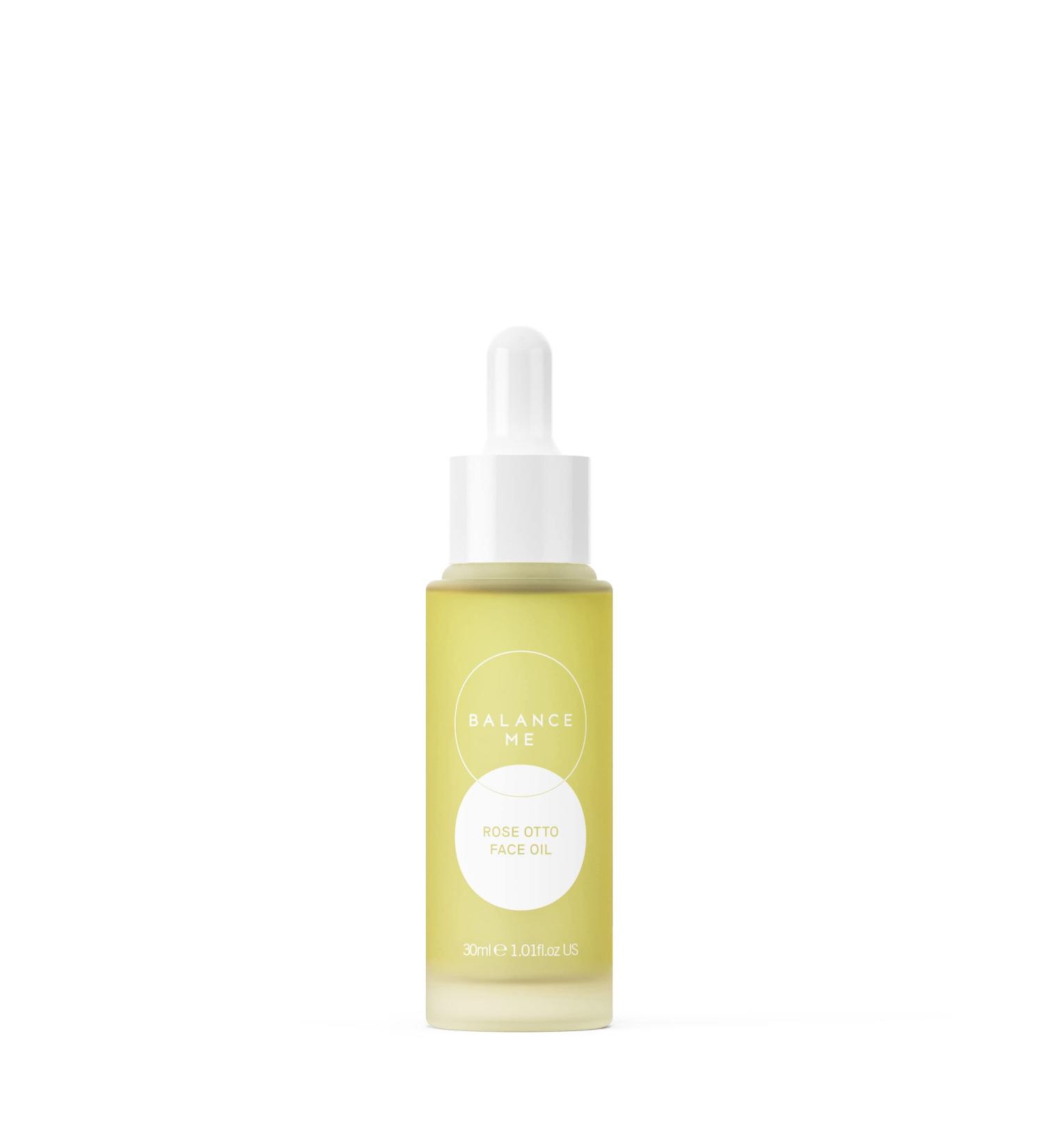 Balance Me Rose Otto Face Oil - Hydrating & Nourishing Vegan 100% Natural Calms Redness All Skin Types 1.01 Fl Oz - International Shipping Available - Buy Online on SooperMarket.com
