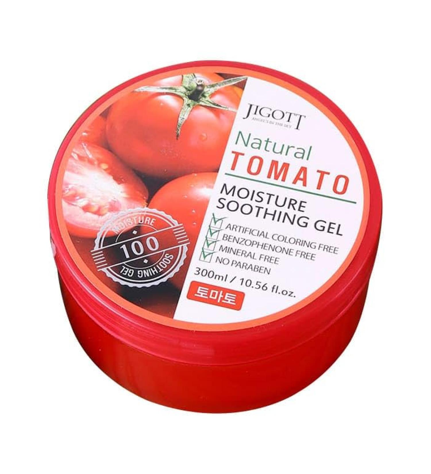 Natural Tomato Moisture Soothing Gel 300ml - Paraben-Free Mineral-Free Artificial Coloring Free - Hydration & Soothing for All Skin Types - Buy Online on SooperMarket.com