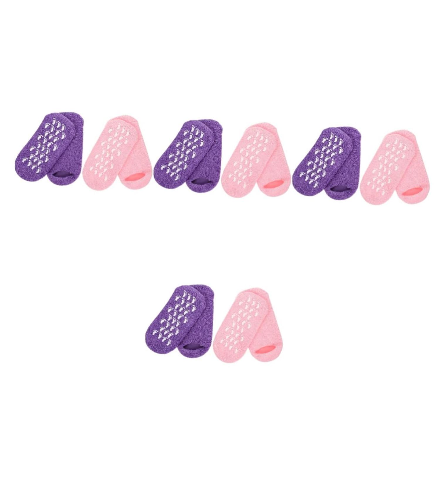 minkissy Shopping Cart 8 Pairs Gel Socks Facial Mask Moisturizing Cotton Yarn Miss Skincare Products - Buy Online on SooperMarket.com