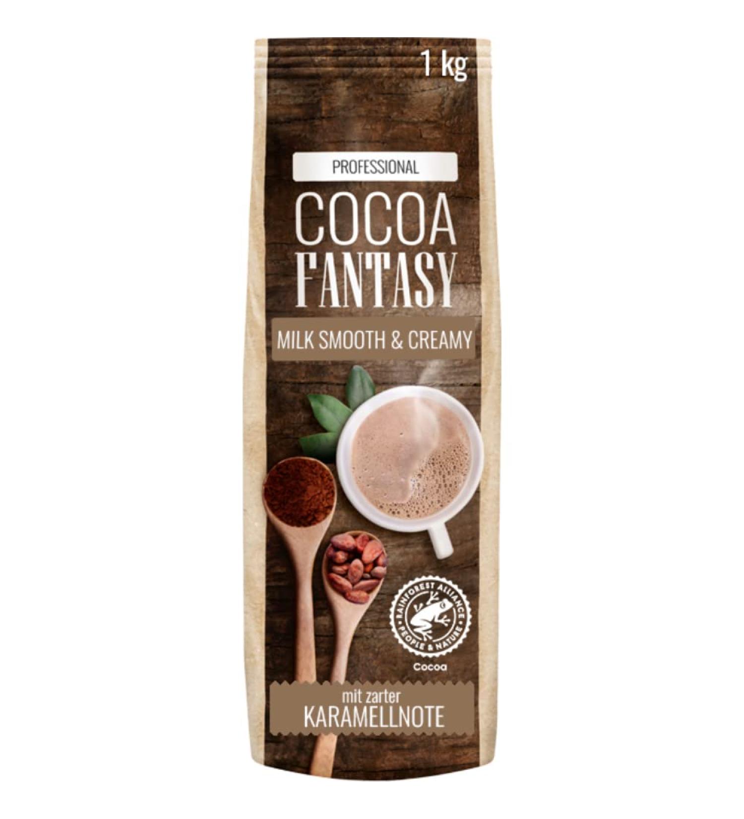 Cocoa Fantasy Milk Smooth & Creamy 1kg - Premium Hot Chocolate Powder with 14% Cocoa Content | New Recipe for Rich Drinking Chocolate - Buy Online on SooperMarket.com