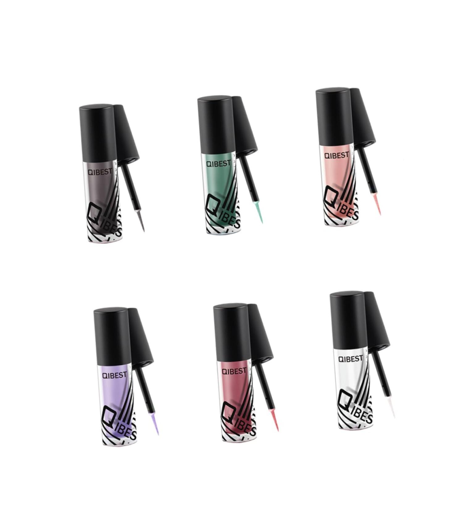 Angoily 6pcs Eyeshadow Glitter Liquid Eyeliner Sparkling Liquid Eyeliner Shadow Shiny Metal - Buy Online on SooperMarket.com