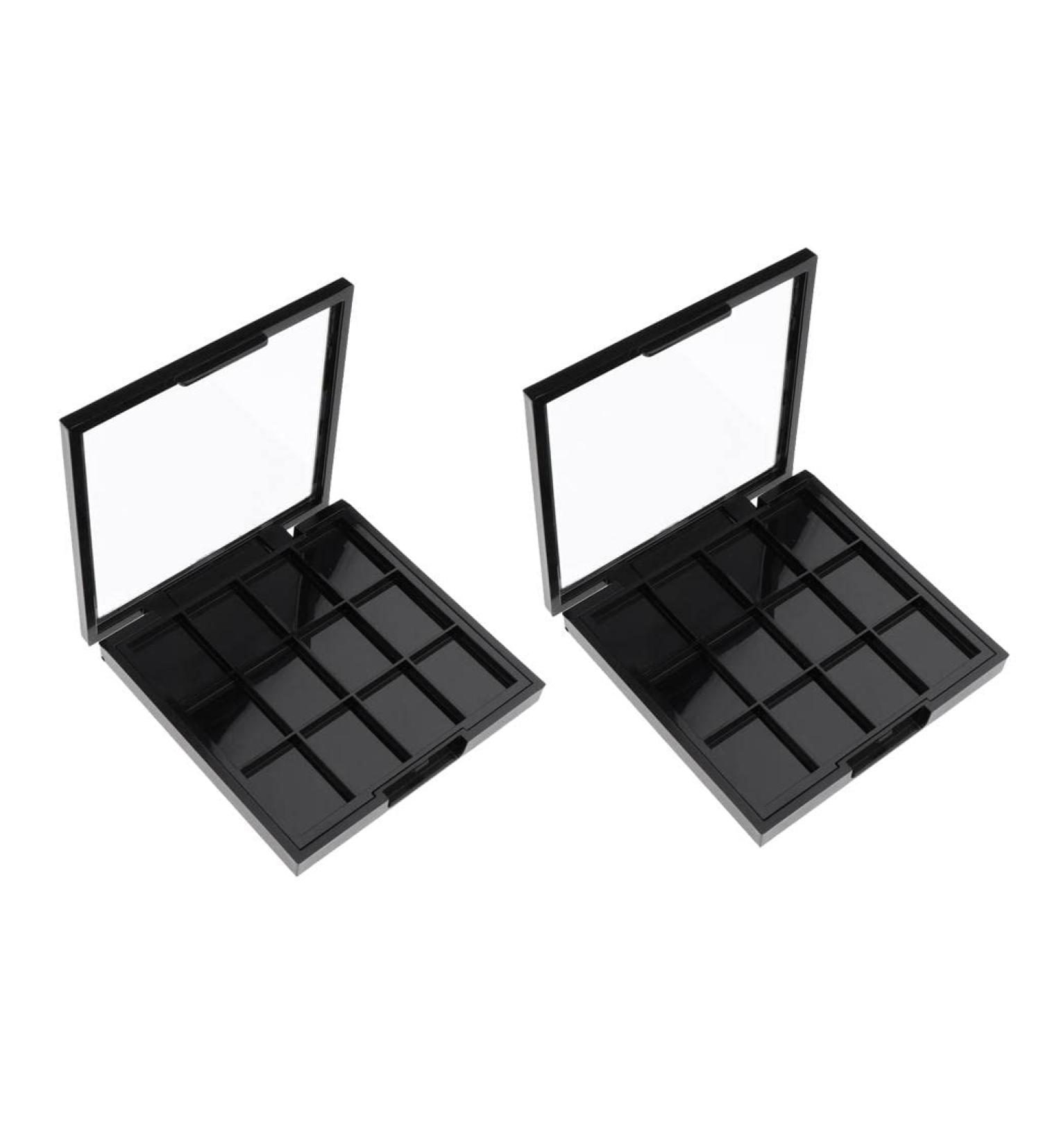 Jojomis 2pcs Empty Makeup Eyeshadow