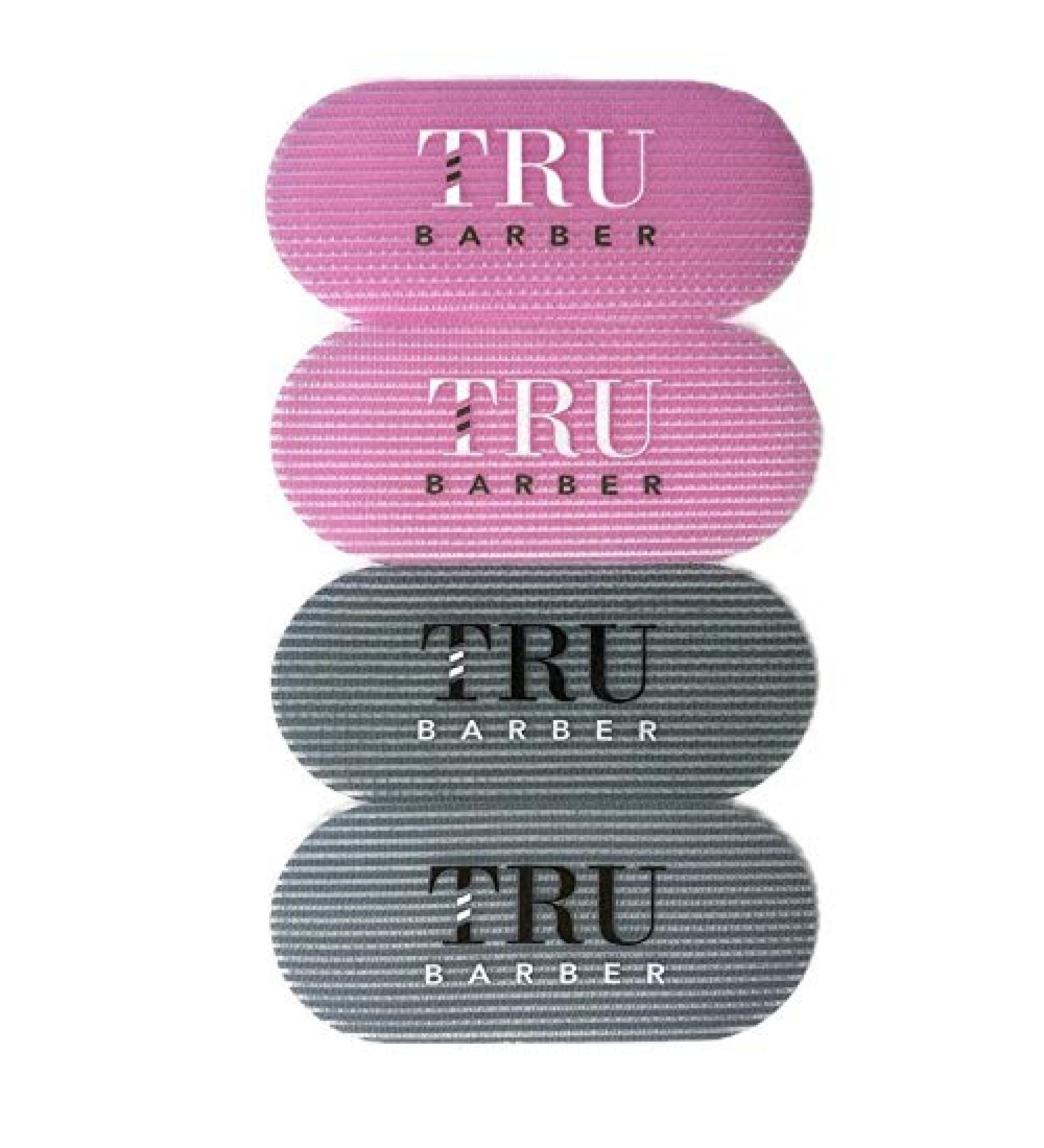 TRU Barber Hair Grippers Bundle Pack - 4 PCS for Men and Women - Salon and Barber Hair Clips - Styling Hair Holder Grips in Gray/Pink - Buy Online on SooperMarket.com