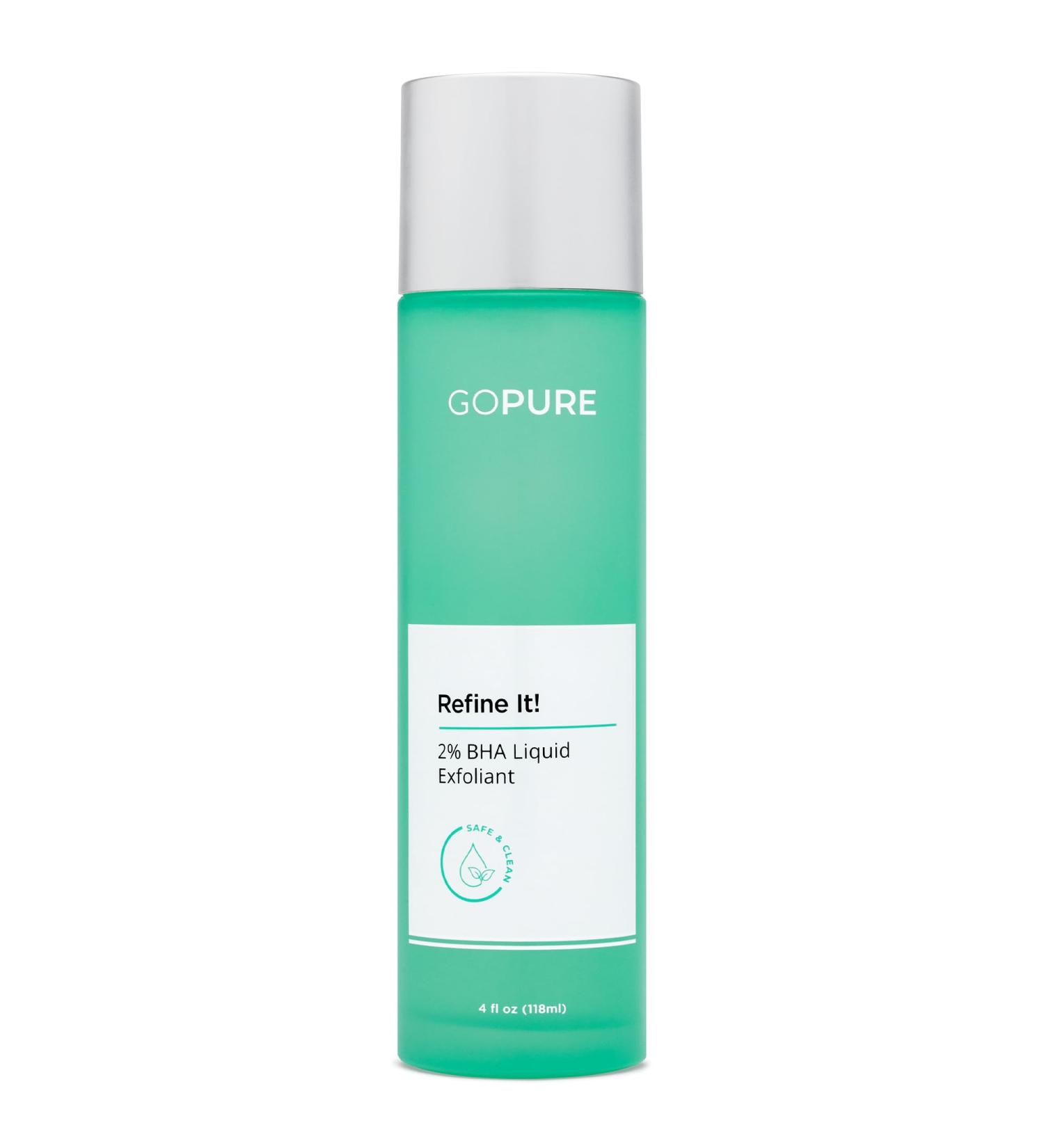 buy goPure Refine It 2% BHA Liquid Exfoliant | Pore Refining & Complexion Correcting for All Skin Types - Buy Online on SooperMarket.com