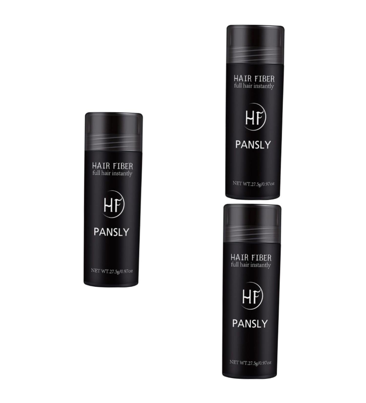 Beavorty 3 Pcs Hair Fibers for Thinning Hair Keratin Thickening Hair Fibres Hair Thickening Black - Buy Online on SooperMarket.com