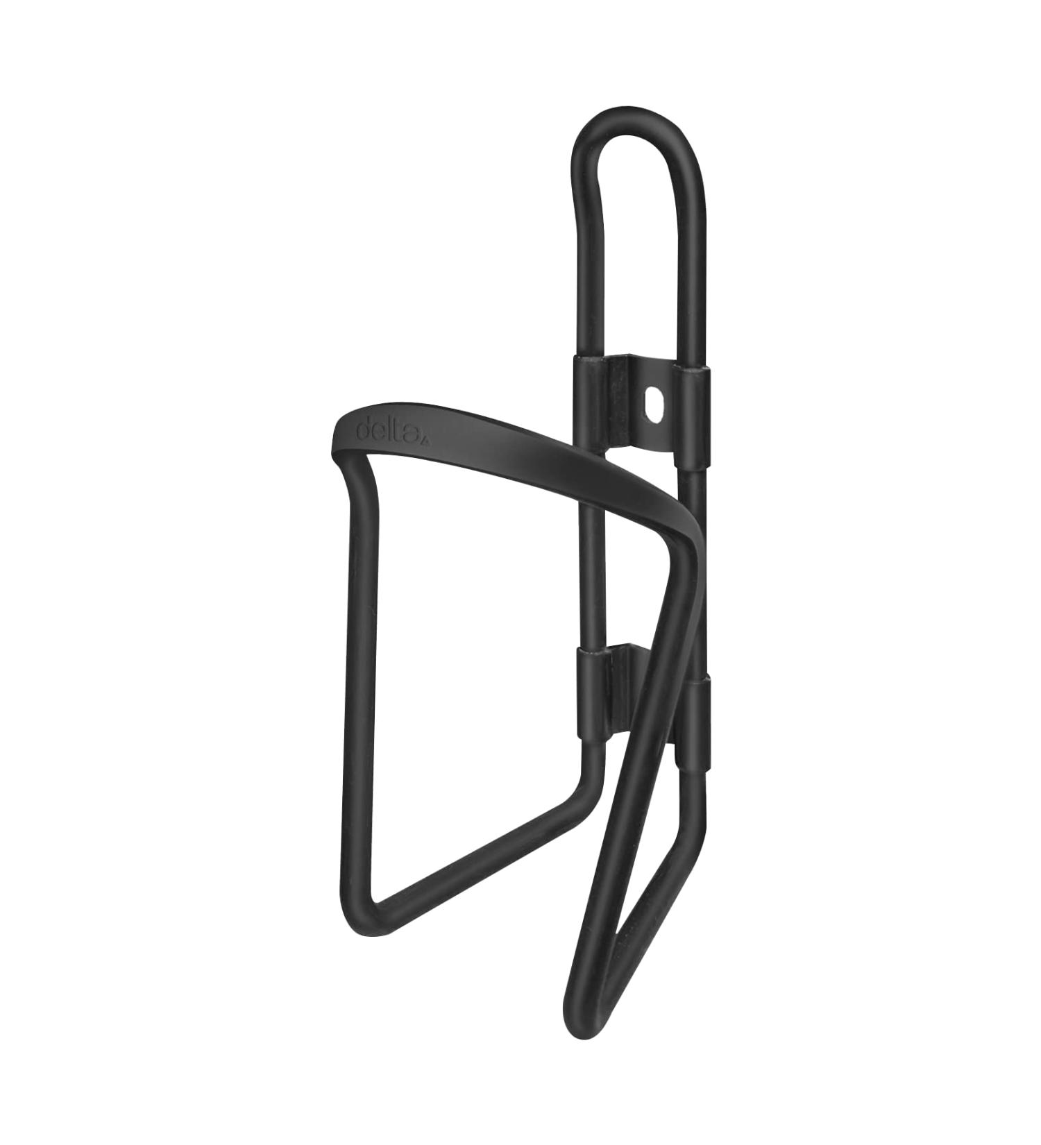 Delta Cycle Bike Water Bottle Holder - Lightweight Alloy Cage for Standard Bottles - Easy Installation, Black - Buy Online on SooperMarket.com