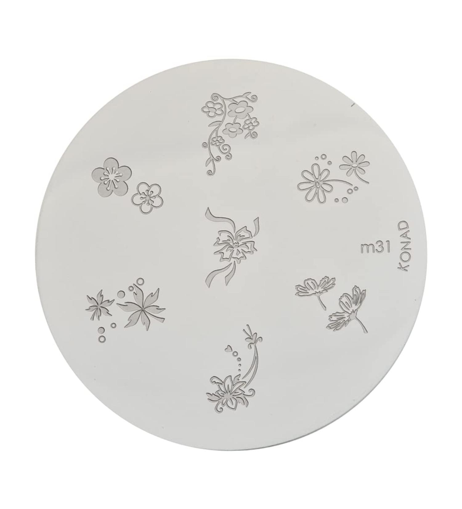 Konad stencil stamping stamping stencil M31