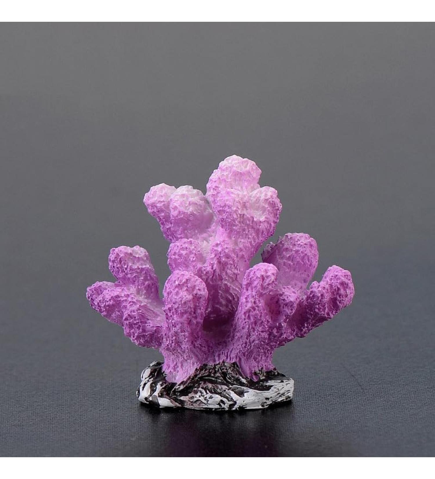 Movoja 2 PIECES Aquarium Decoration Corals - Purple Coral for Fresh & Saltwater Aquariums - Enhance Your Aquaristics with Stunning Decor - Buy Online on SooperMarket.com