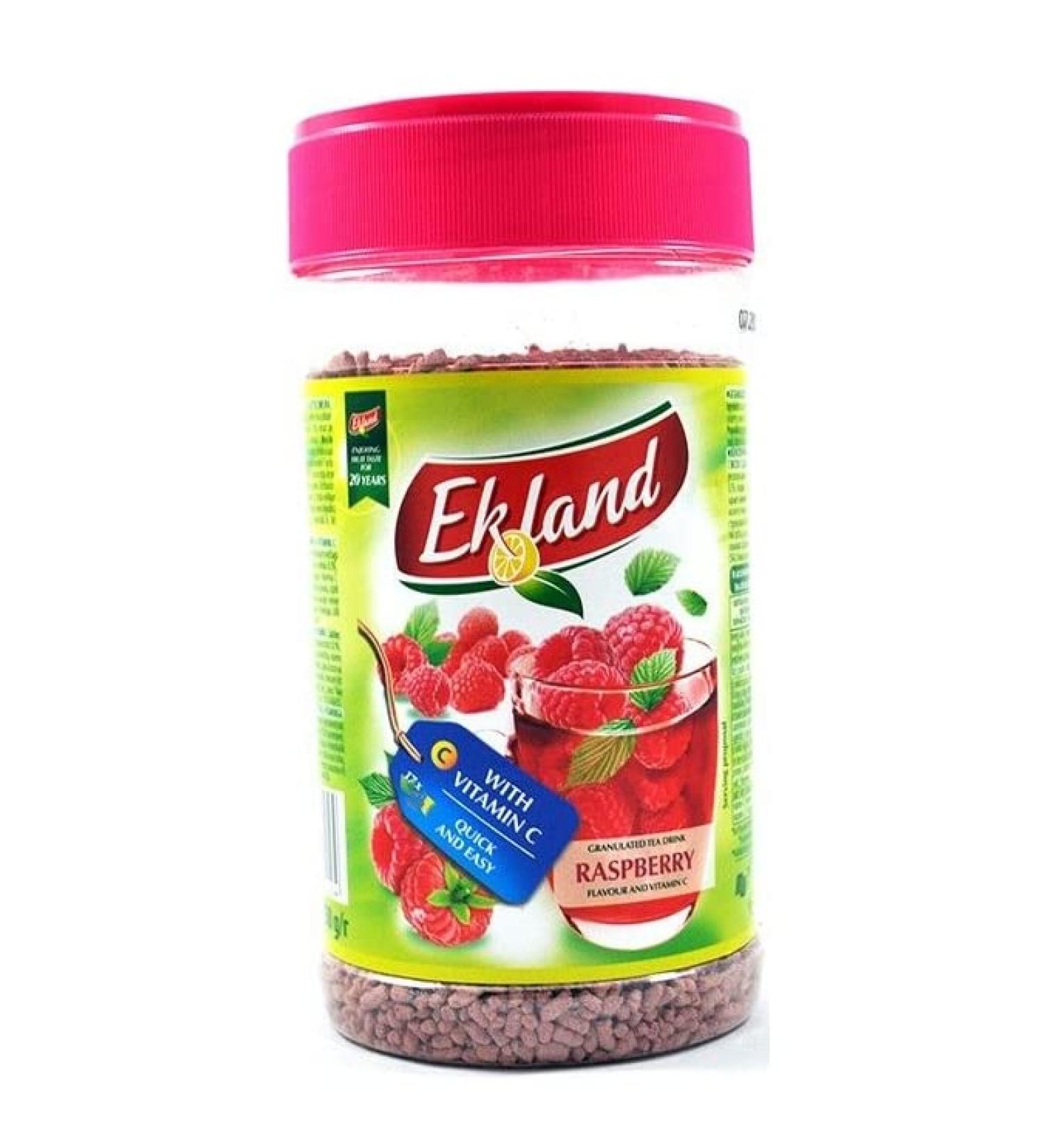 Raspberry Flavoured Tea Drink Granulated Ekoland 350g