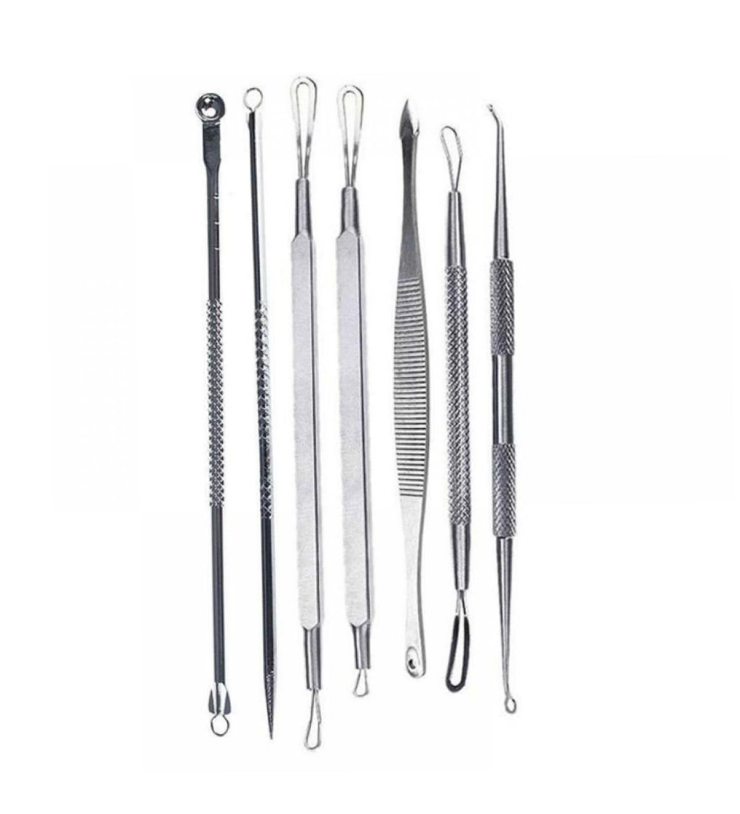 NOLITOY 7pcs Blemish Kit Pimple Comedone Extractor Blackhead Tool Remover 1 count (Pack of 1) - Buy Online on SooperMarket.com