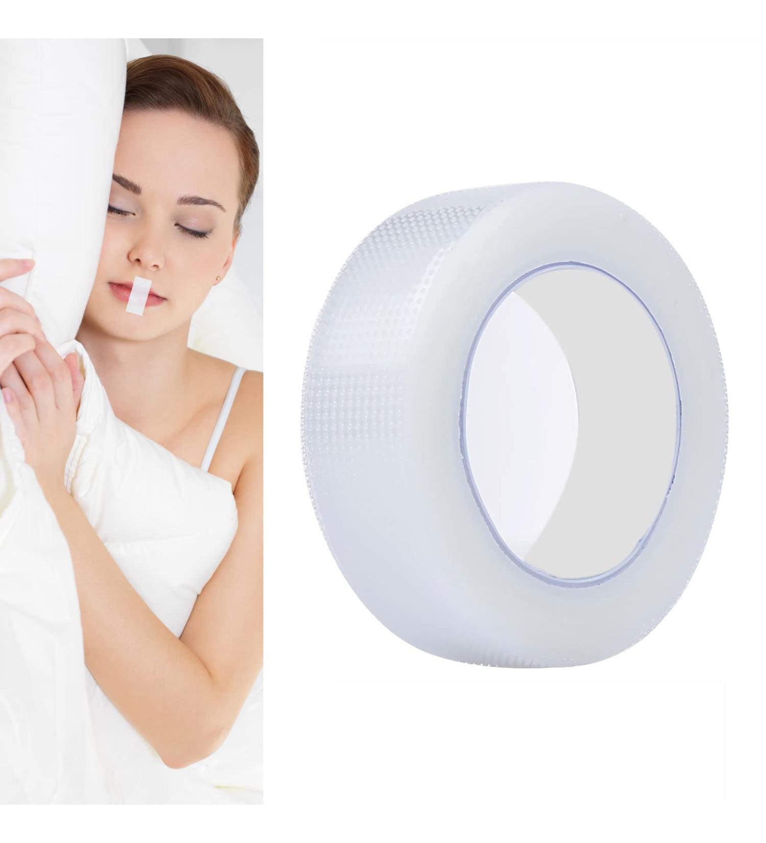 Mouth Strips Sleep Tapes | Gentle Snore Reducing Strips | Medical Grade Microporous | Breathable Nighttime Tape | Easy Tear | 1 Roll 354inches - Buy Online on SooperMarket.com