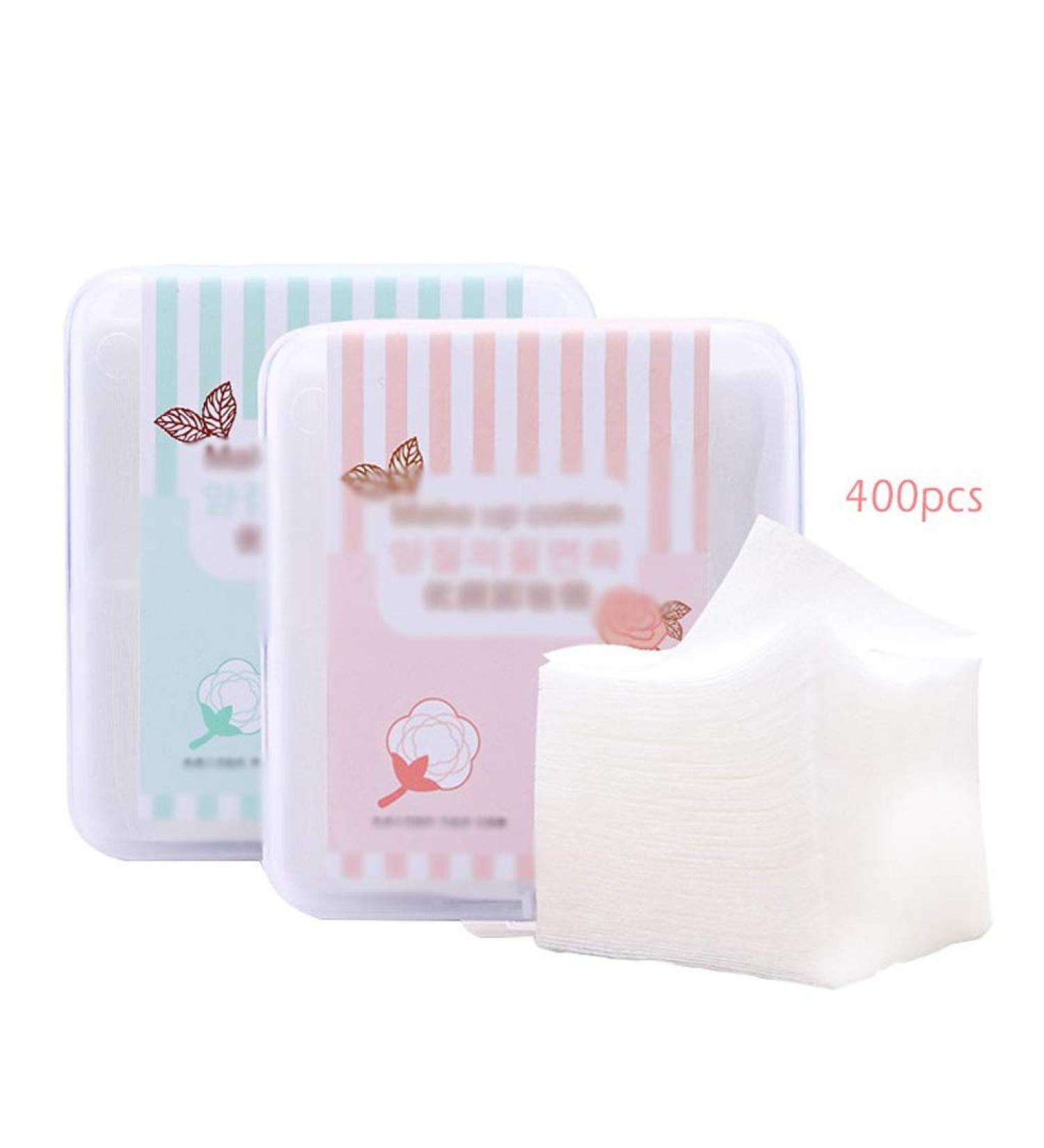 Portable Cleansing Cotton 400pcs Organic Cotton Pads Makeup Cotton Wipes Makeup Napkins Remover Organic Coton Wipes Natural Cosmetic Squares Puff Soft Comfortable (Color : White Size : 5 * 6) 5*6 White - Buy Online on SooperMarket.com