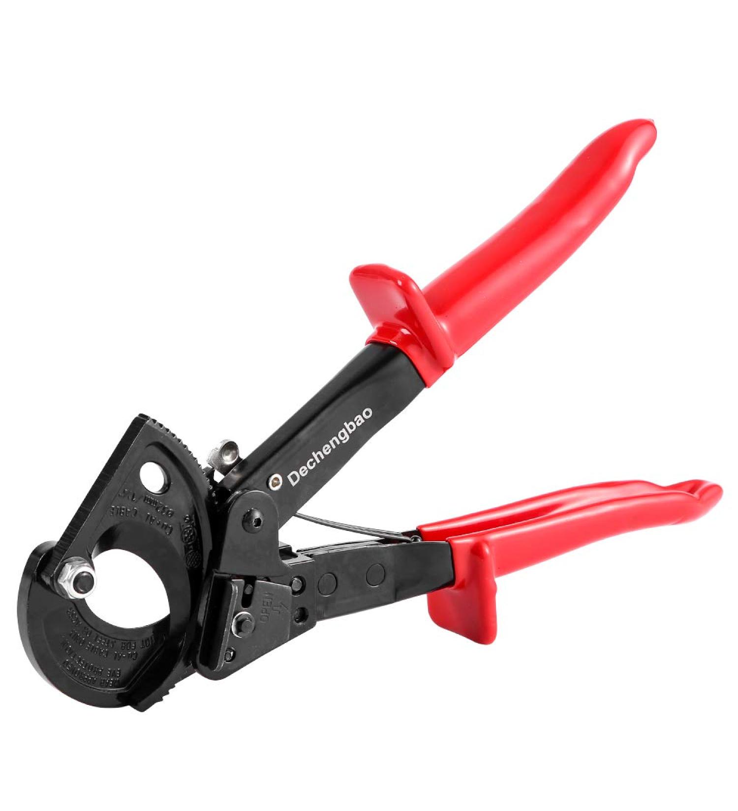 Cable Cutter HS325A - Heavy Duty Aluminum Copper Ratchet Cable Cutter | Up to 240mm Cutting Capacity - Ratcheting Wire & Cable Cutter (HS325A) - Buy Online on SooperMarket.com
