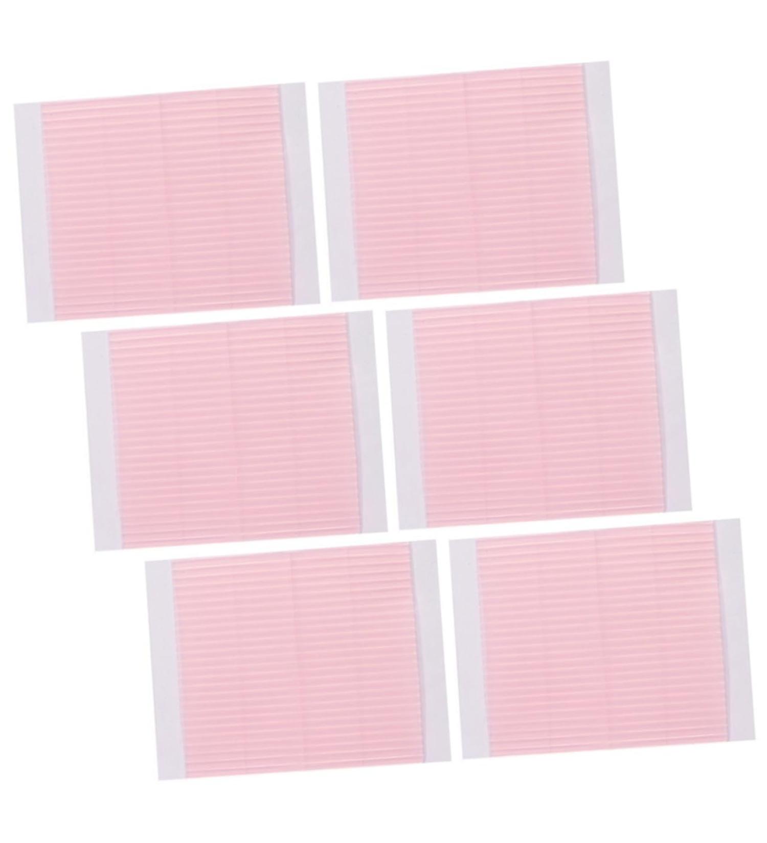 WOFASHPURET 6 Sheets Double Eyelid Beauty Stickers Girl Double Eyelid Sticker Self-adhesive Eyelid Sticker Decorative Duct Tape Adhesive Stickers Shaping Lifter Fiber Material Pink Woman - Buy Online on SooperMarket.com